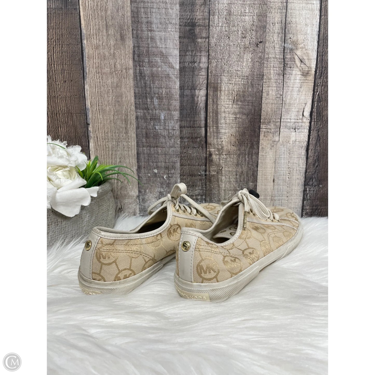 Shoes Designer By Michael Kors In Beige, Size: 7