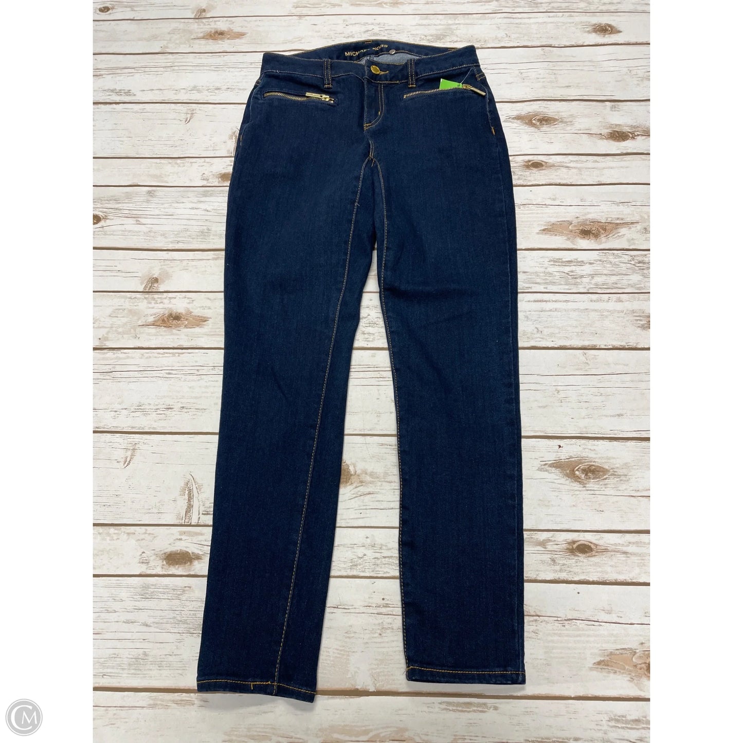Jeans Designer By Michael Kors In Blue Denim, Size: 2