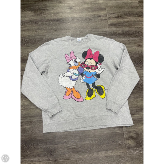 Sweatshirt Crewneck By Cme In Grey, Size: L