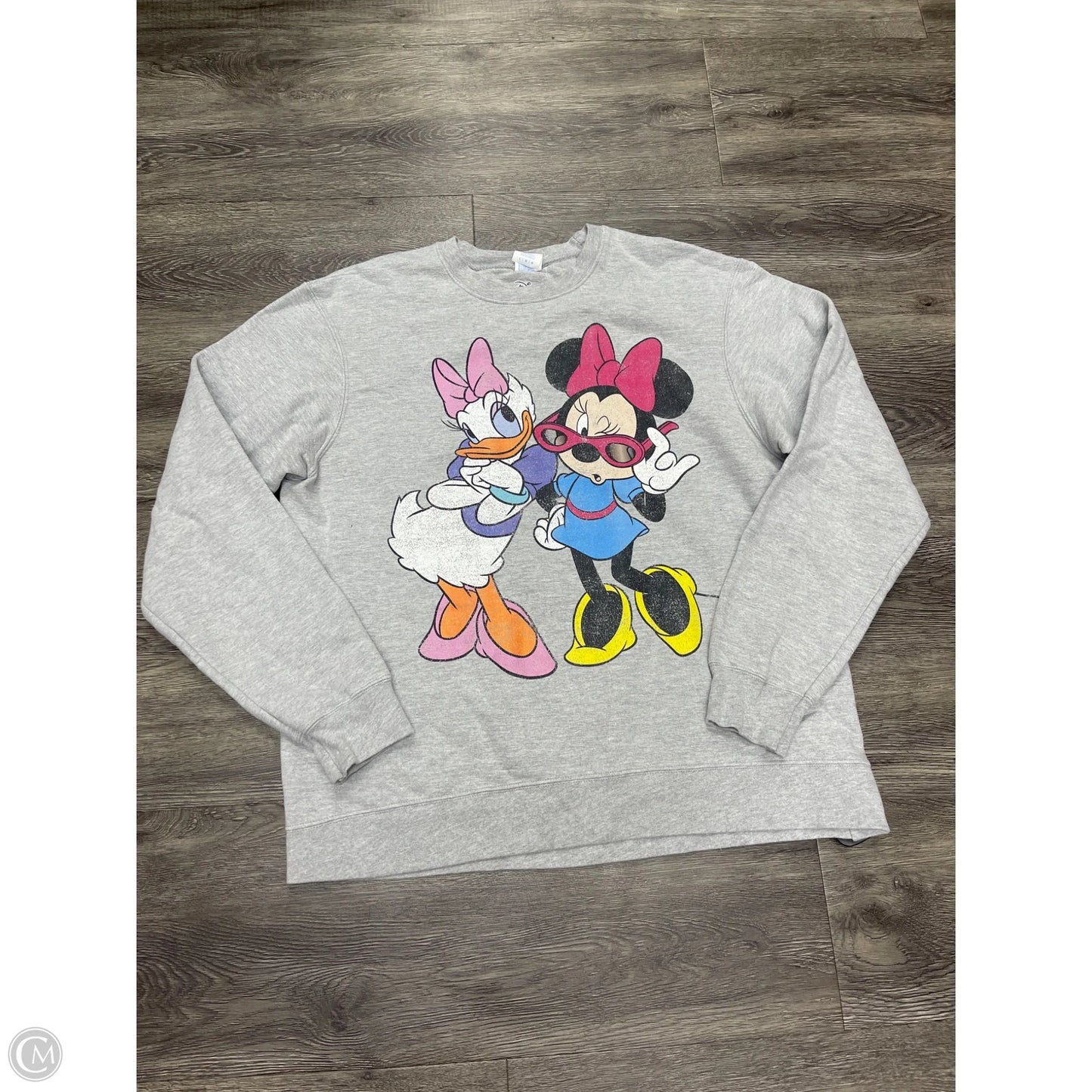 Sweatshirt Crewneck By Cme In Grey, Size: L