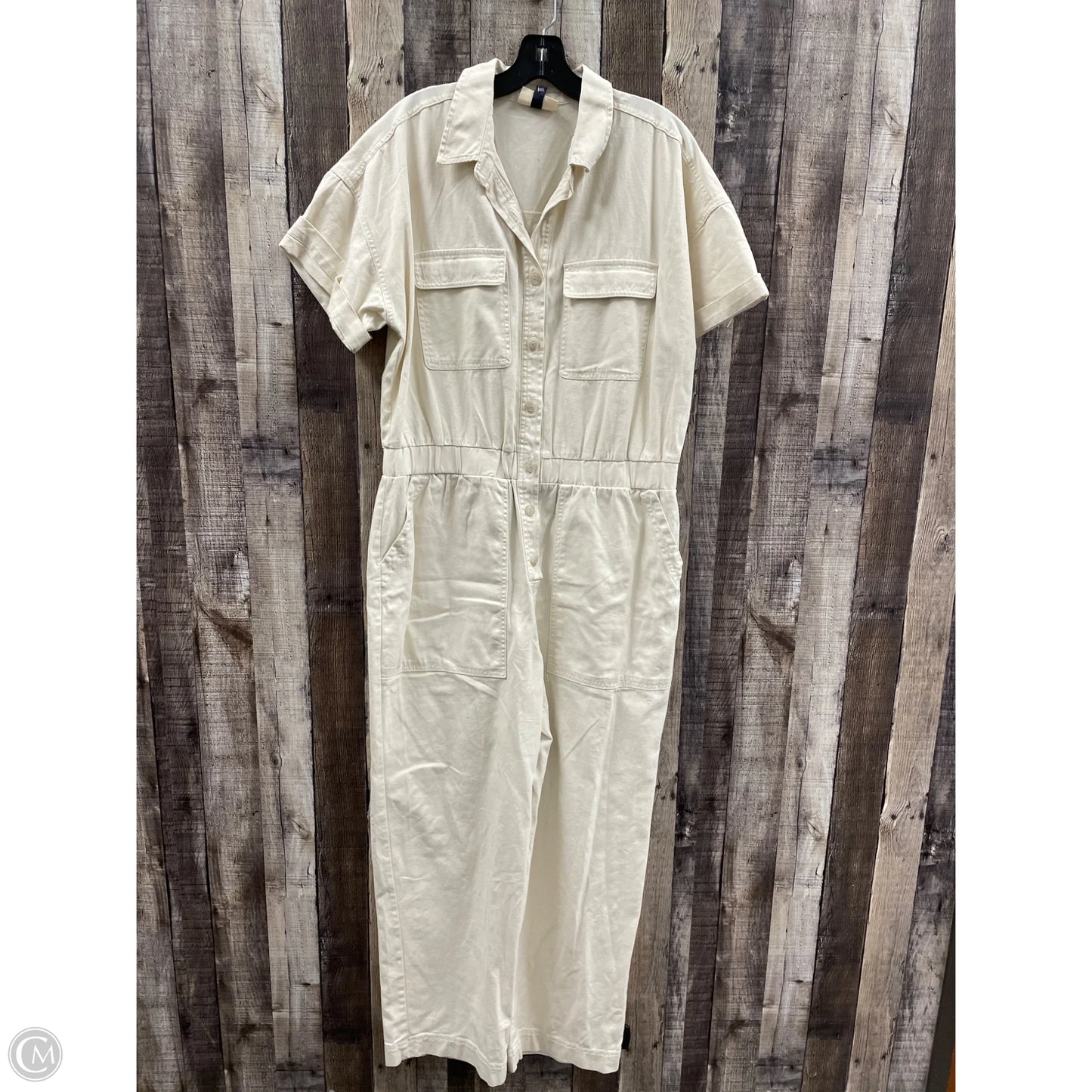 Jumpsuit By Universal Thread In Ivory, Size: L
