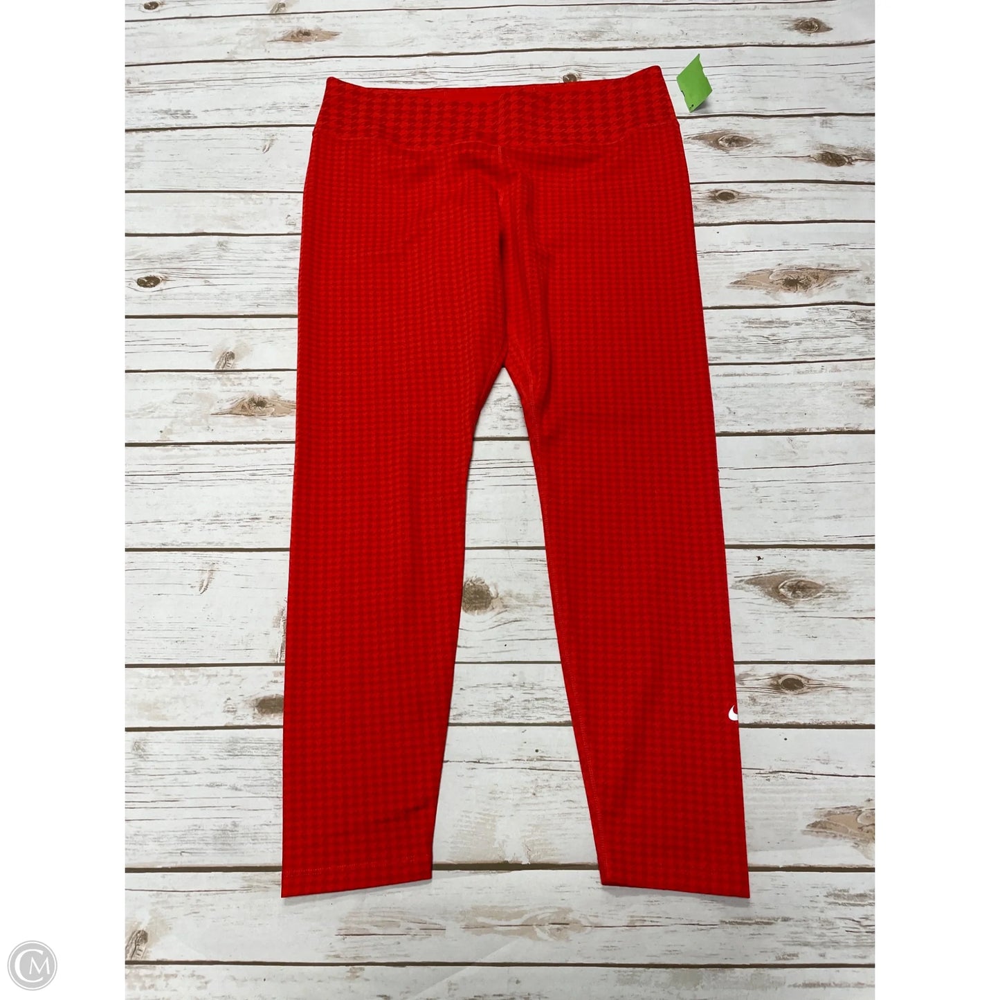 Athletic Leggings By Nike In Red, Size: Xl
