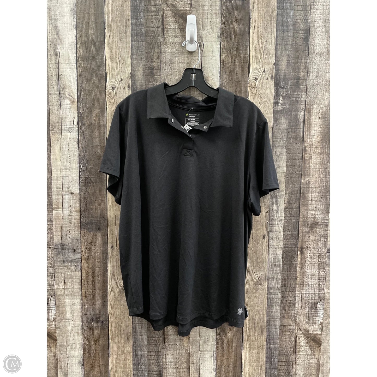 Top Short Sleeve By Tek Gear In Black, Size: 1x