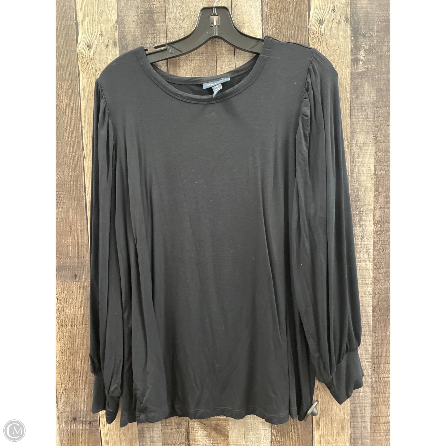 Top Long Sleeve By Modcloth In Black, Size: 1x