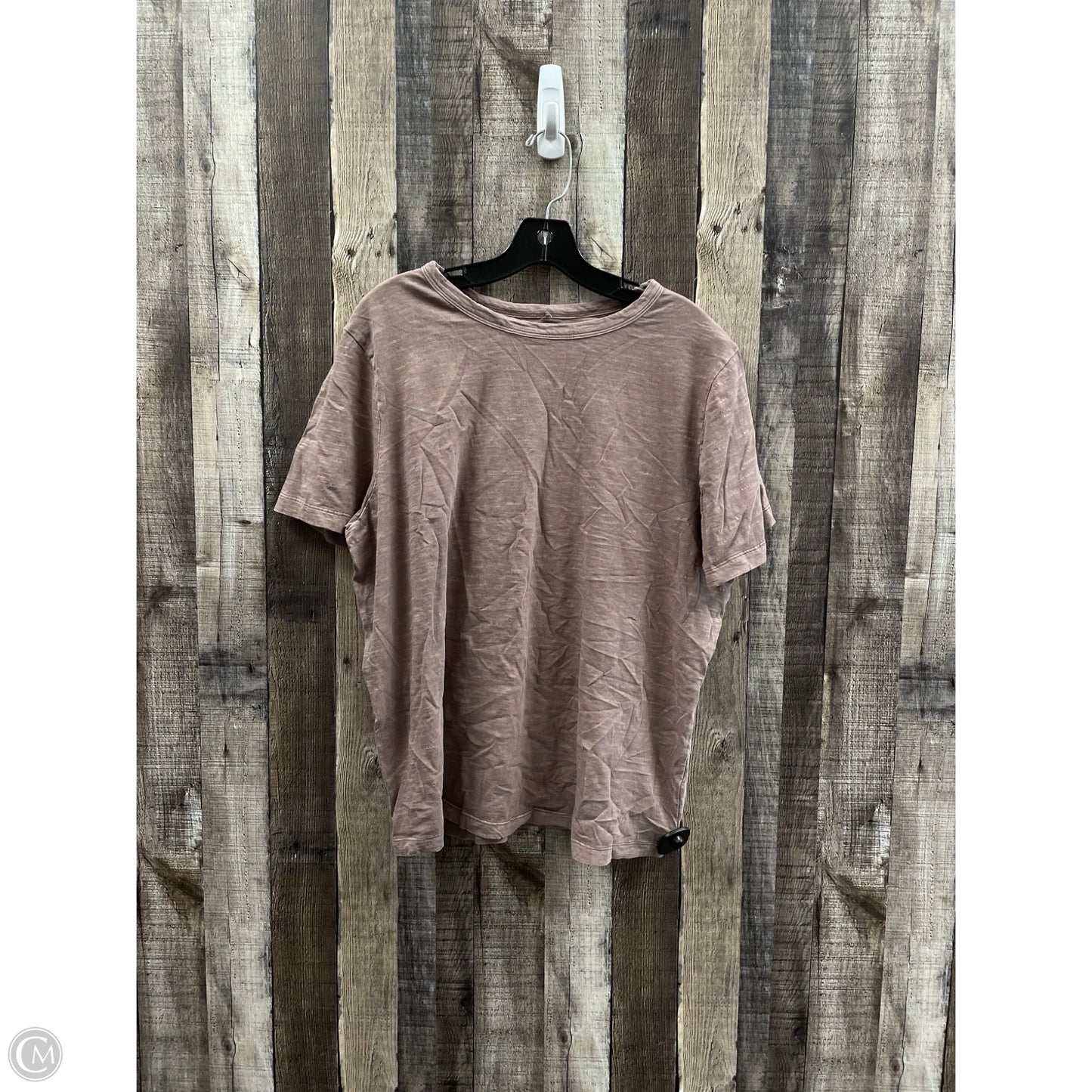 Top Short Sleeve By Universal Thread In Brown, Size: Xxl