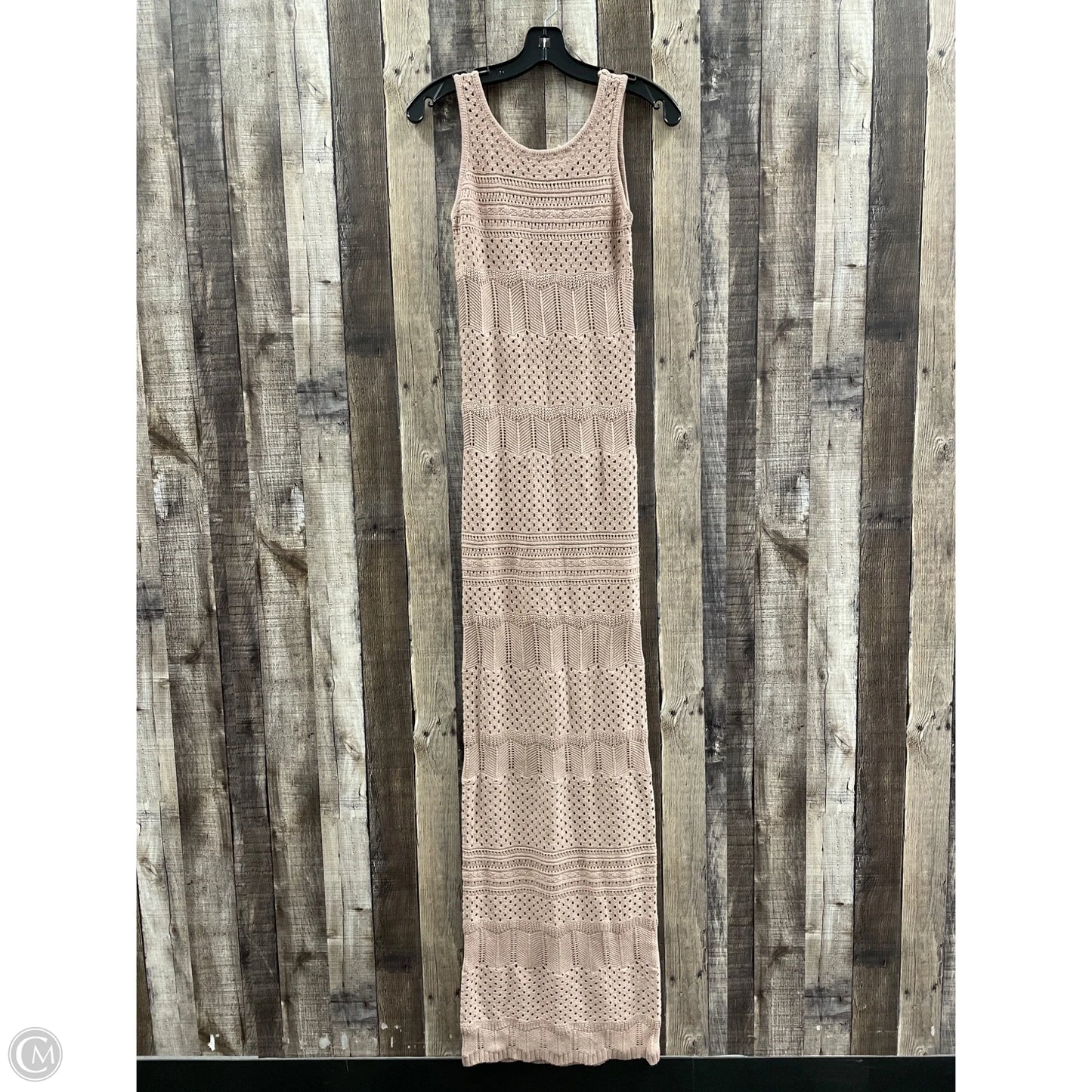 Dress Casual Maxi By Cme In Taupe, Size: M