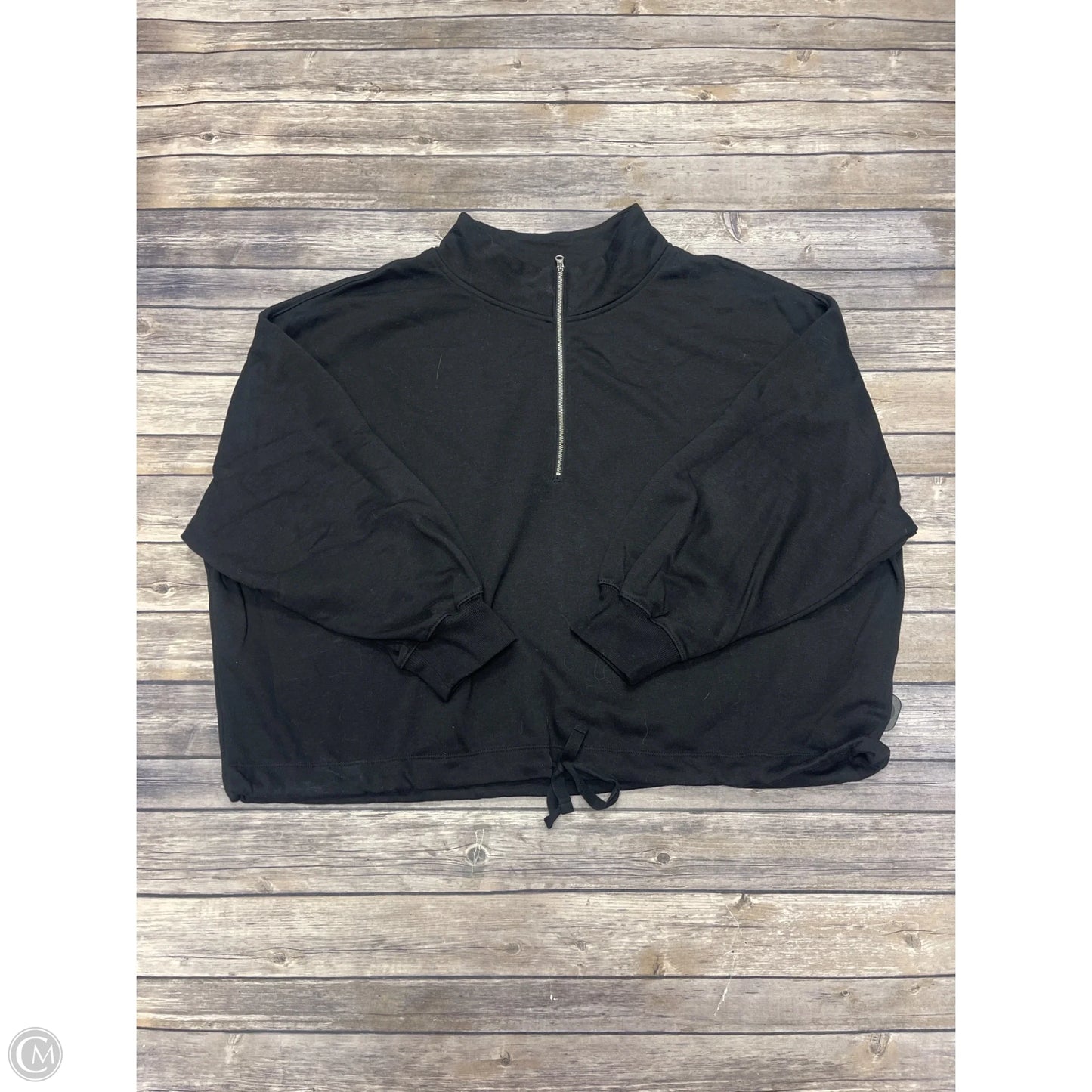 Athletic Sweatshirt Collar By Old Navy In Black, Size: Xxl