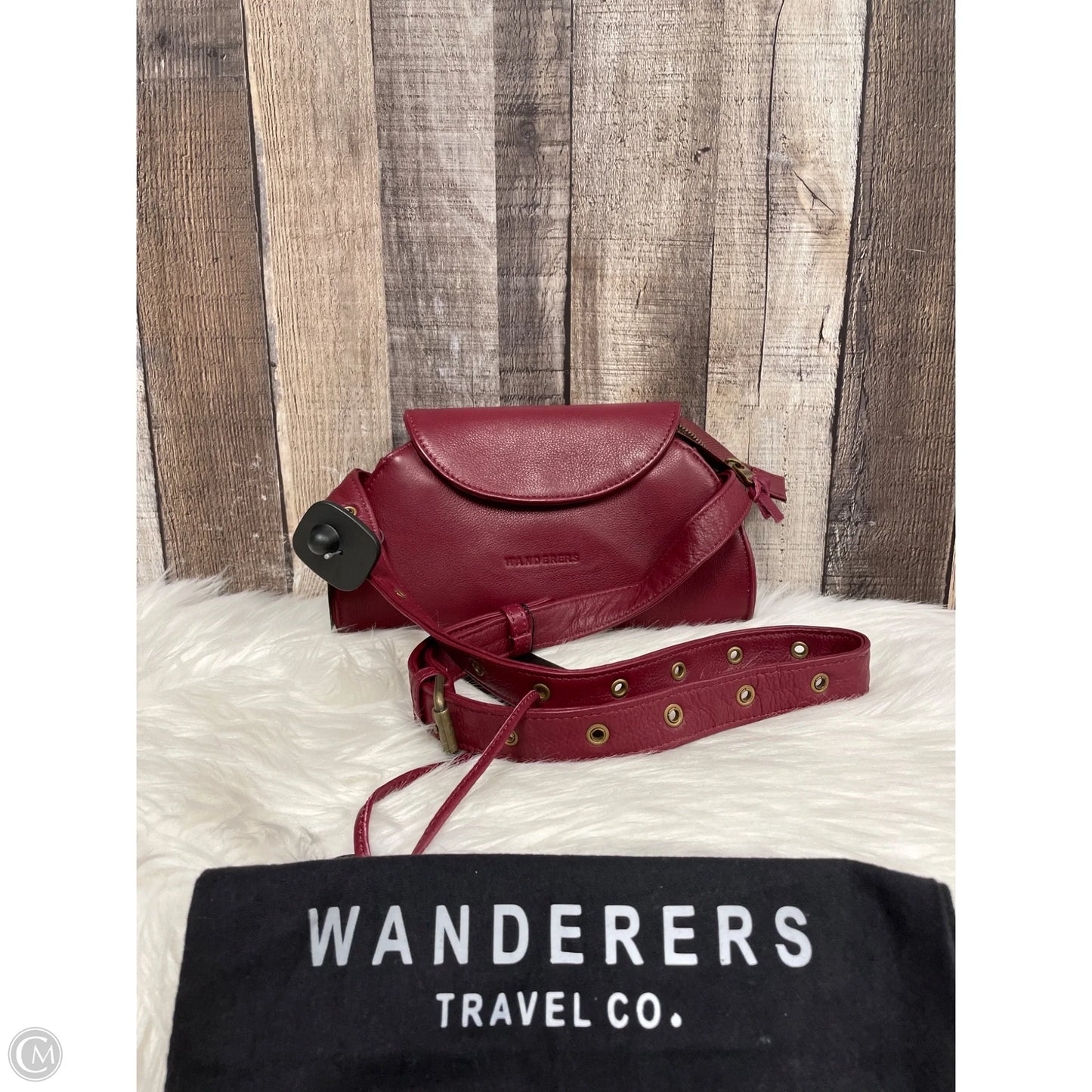 Crossbody Leather By Cmc, Size: Medium