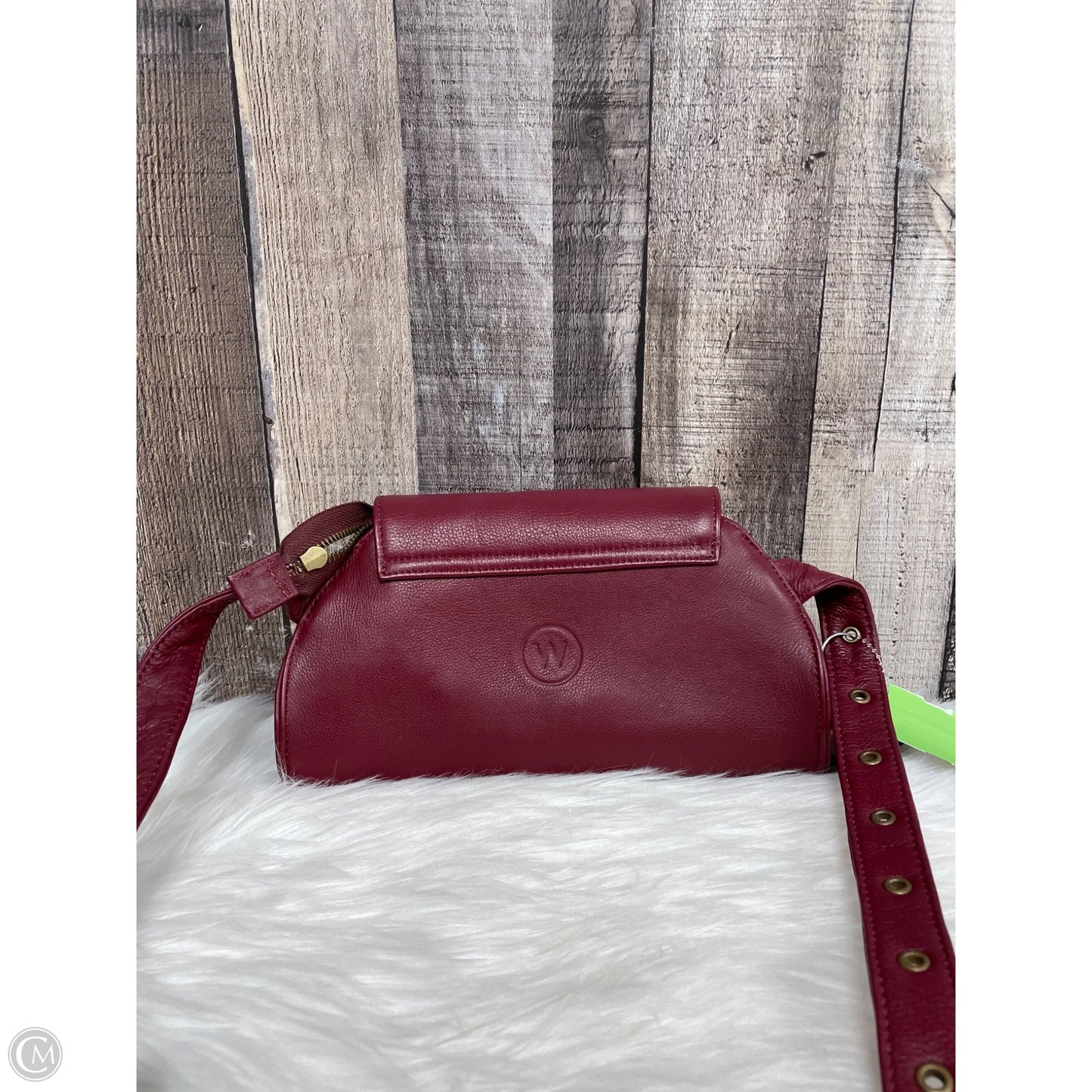 Crossbody Leather By Cmc, Size: Medium
