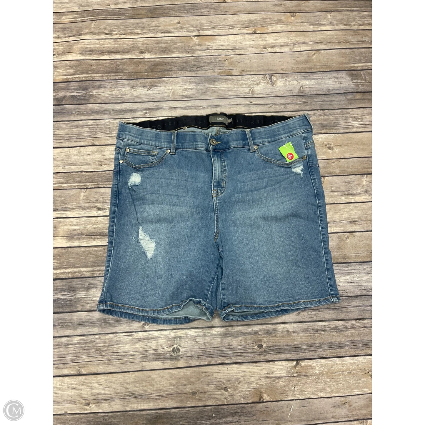 Shorts By Torrid In Blue Denim, Size: 3x