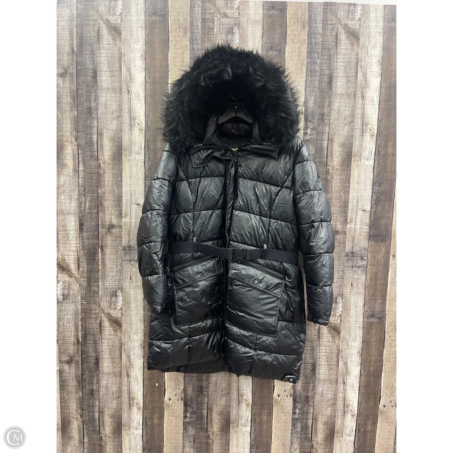 Coat Designer By Michael Kors In Black, Size: Xl