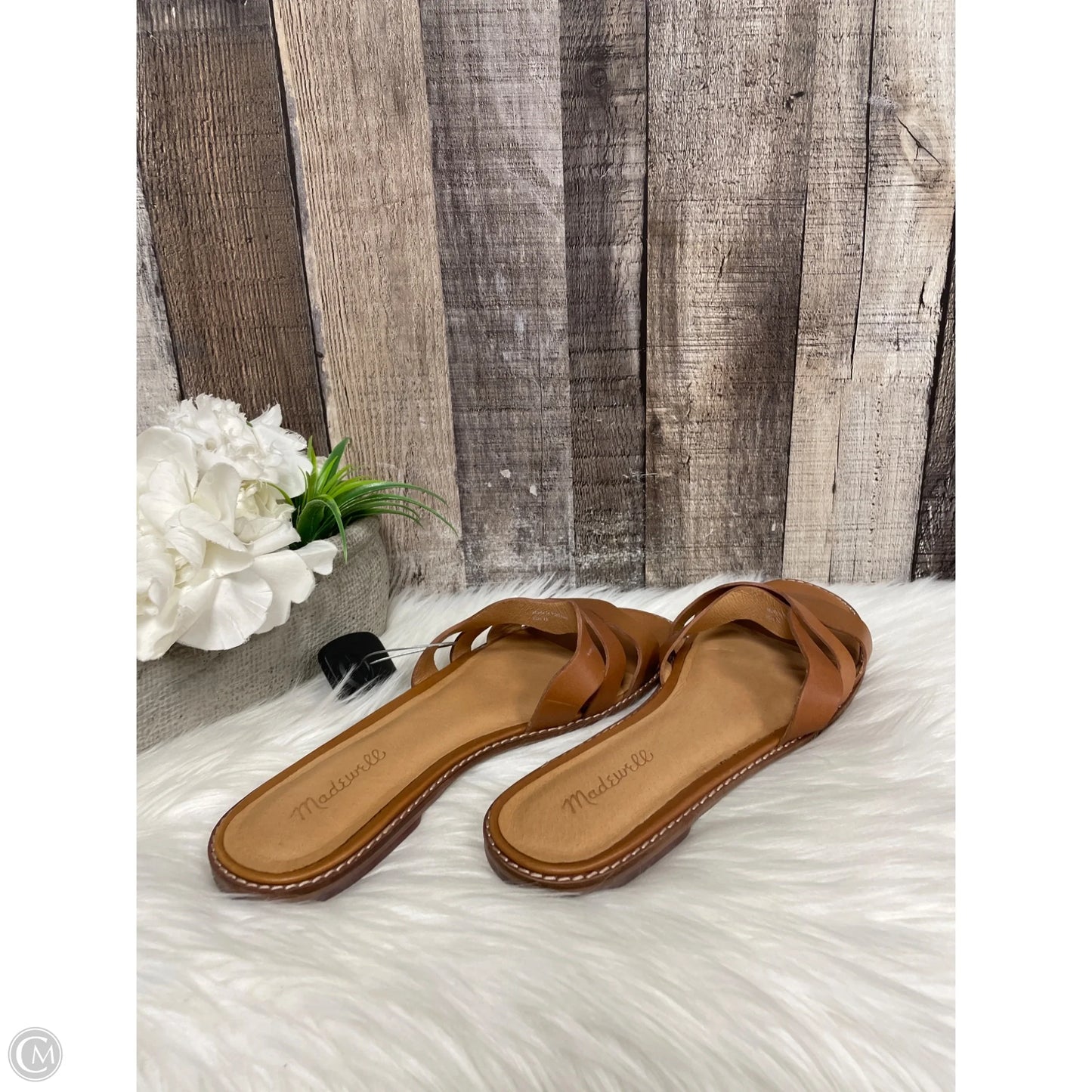 Sandals Flats By Madewell In Tan, Size: 10