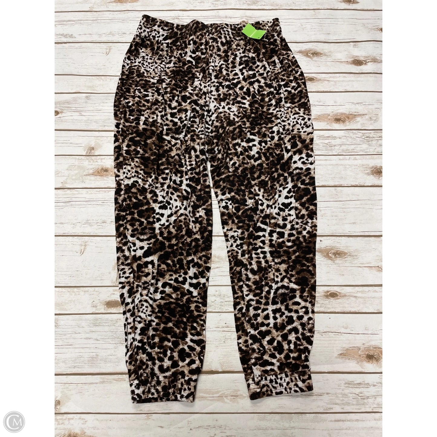 Pants Joggers By H&m In Animal Print, Size: L