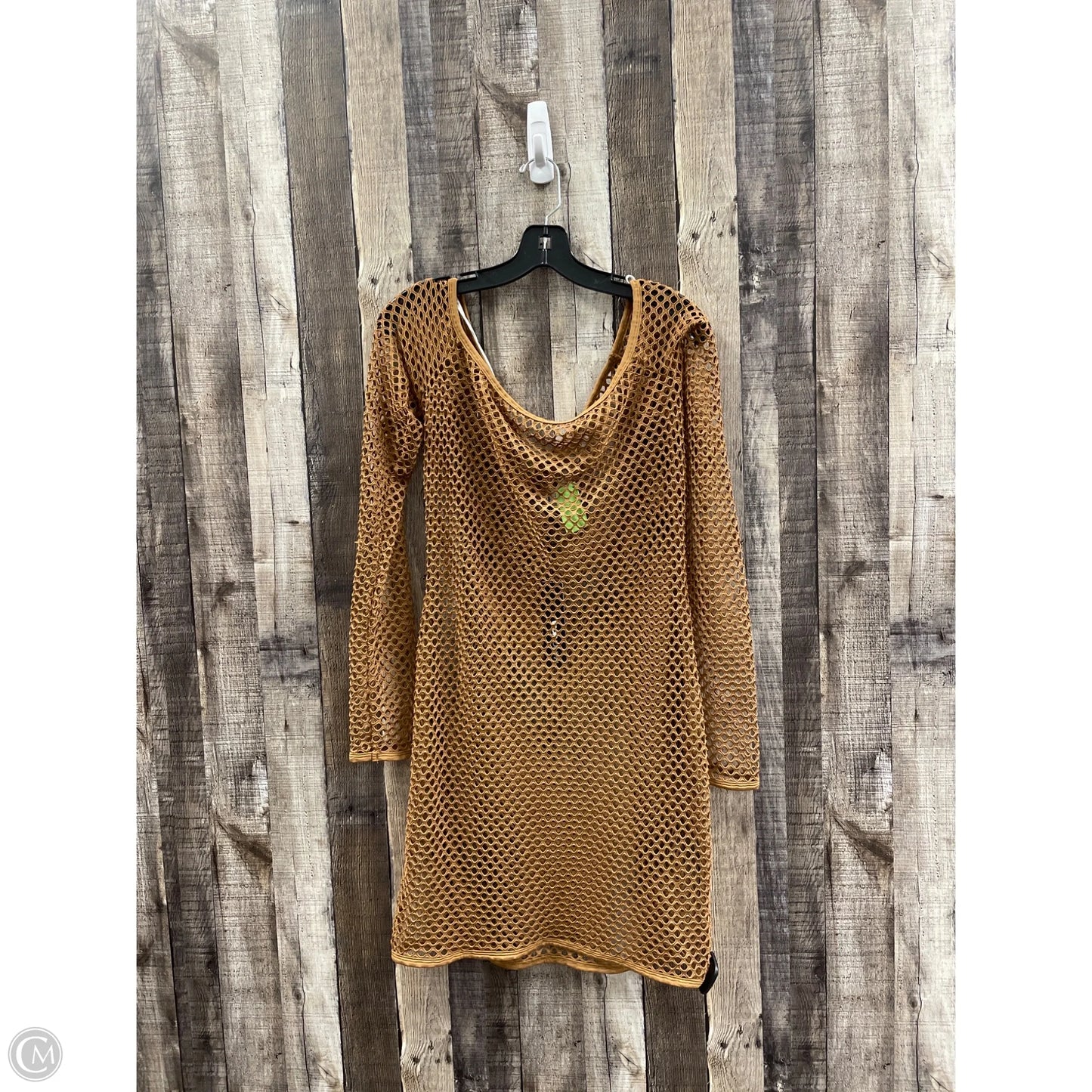 Swimwear Cover-up By Fashion Nova In Brown, Size: 1x