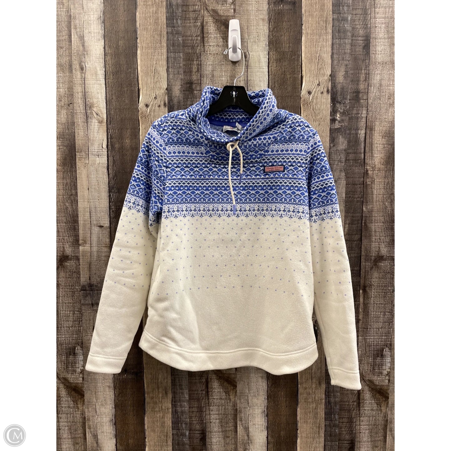 Sweater By Vineyard Vines In Blue & White, Size: Xs
