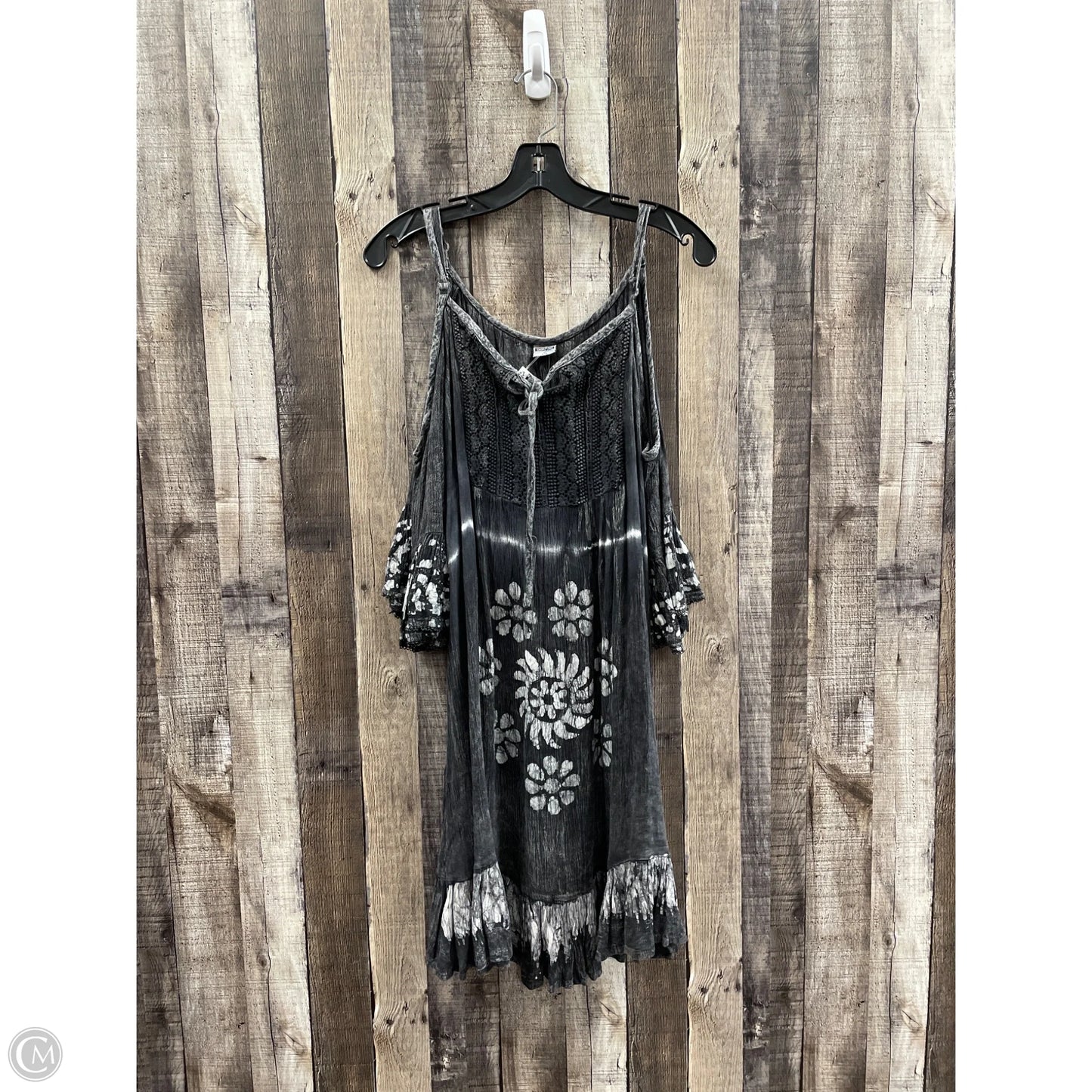 Dress Casual Midi By Cme In Black, Size: 2x