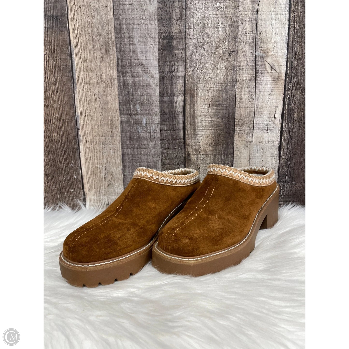 Shoes Heels Block By Steve Madden In Brown, Size: 6.5