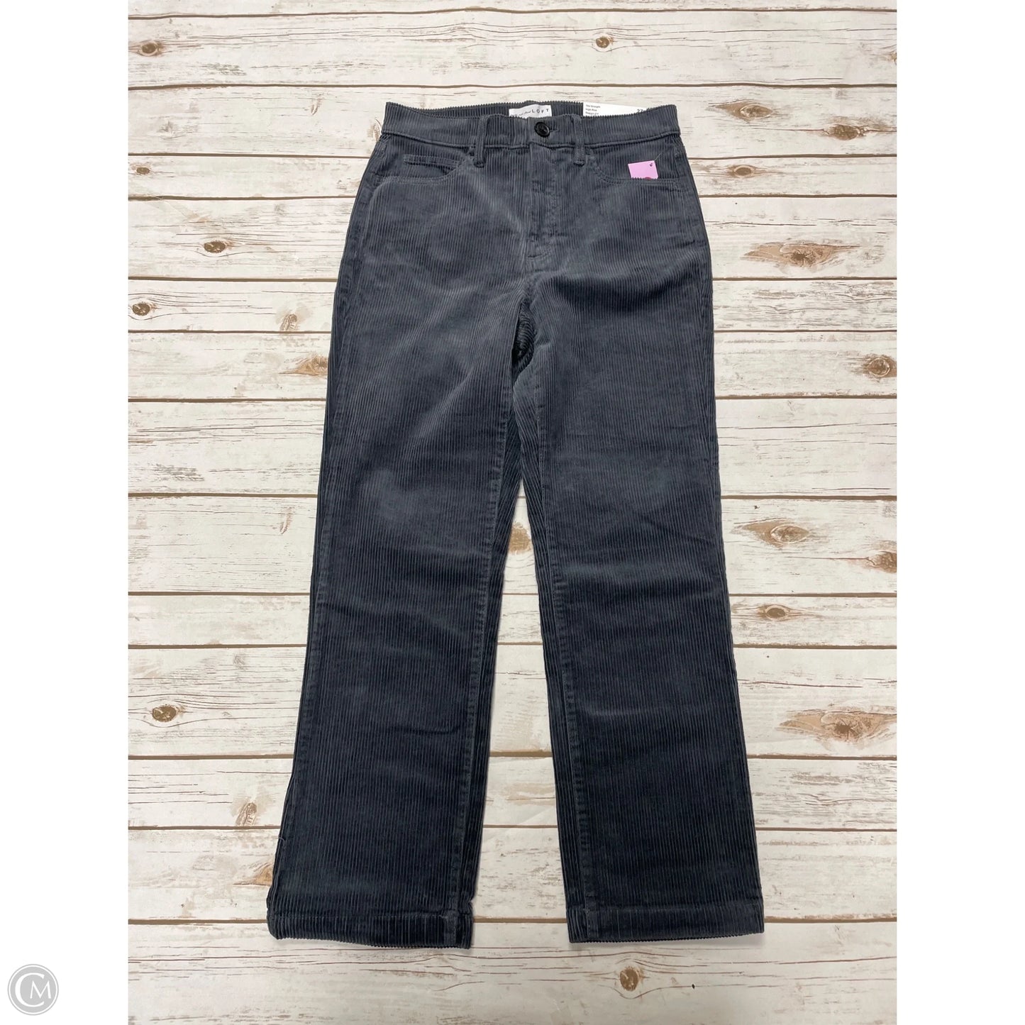 Pants Corduroy By Loft In Grey, Size: 4