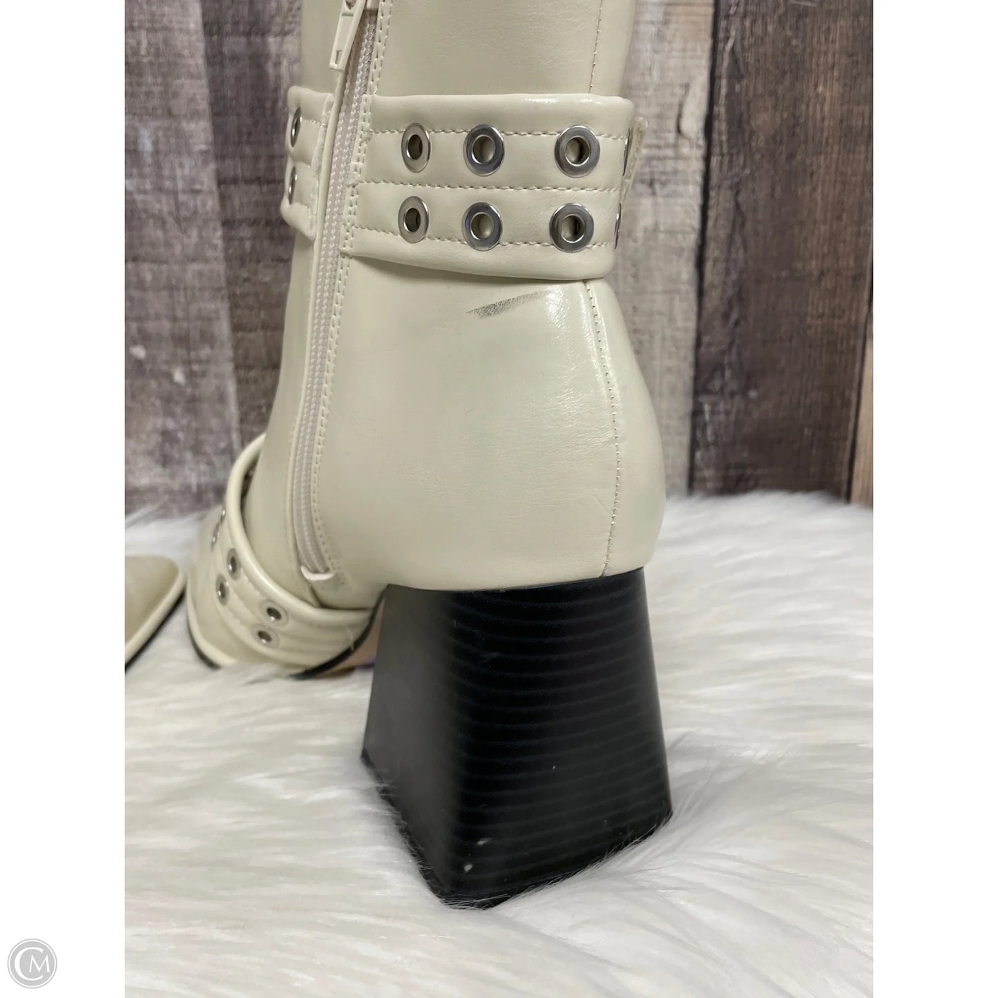 Boots Hiking By Mix No 6 In Cream, Size: 9