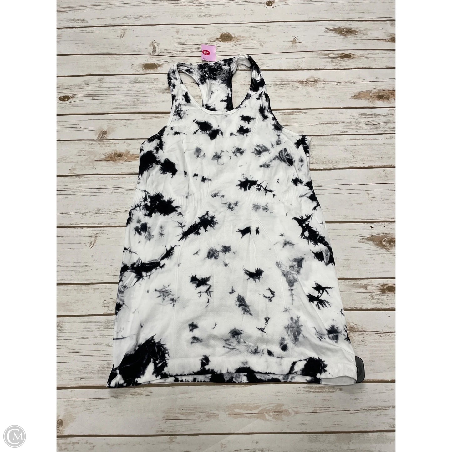 Athletic Tank Top By Zyia In Black & White, Size: M