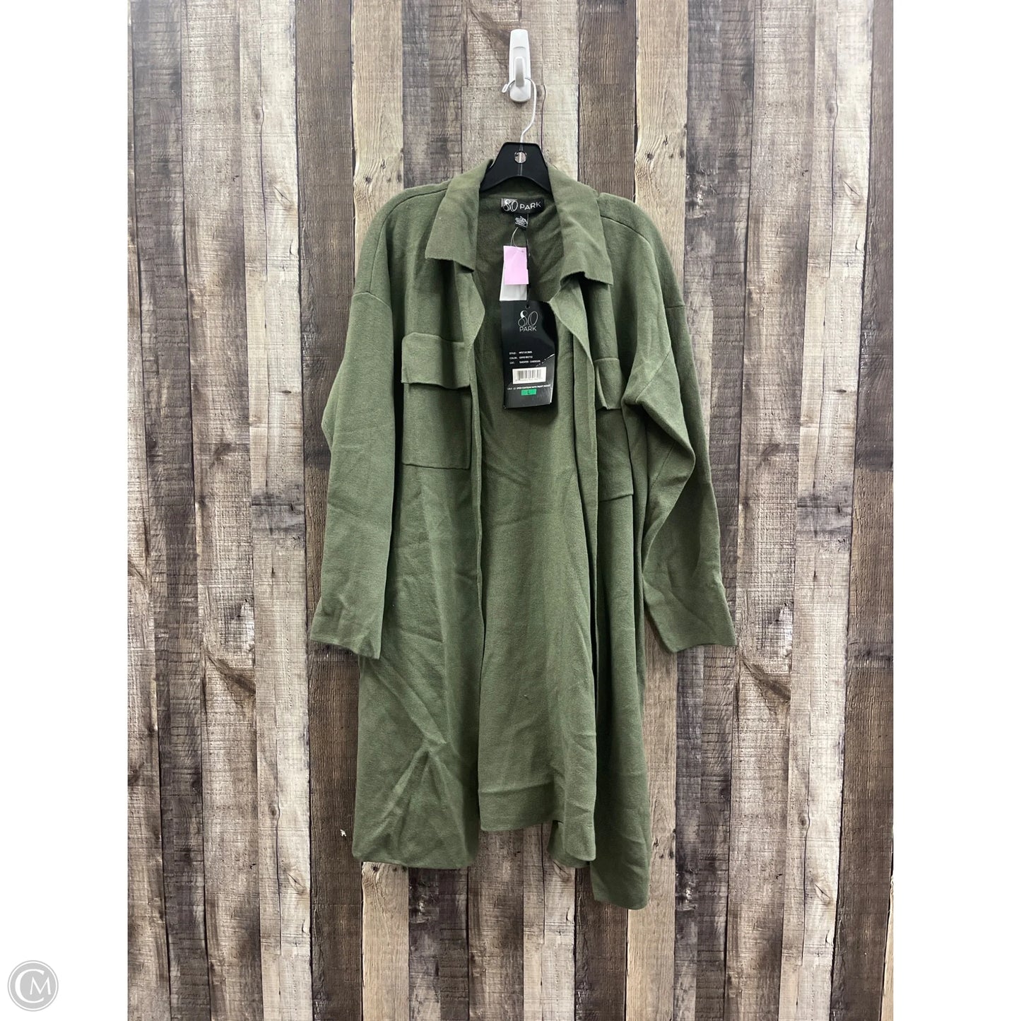 Sweater Cardigan By Cme In Green, Size: L