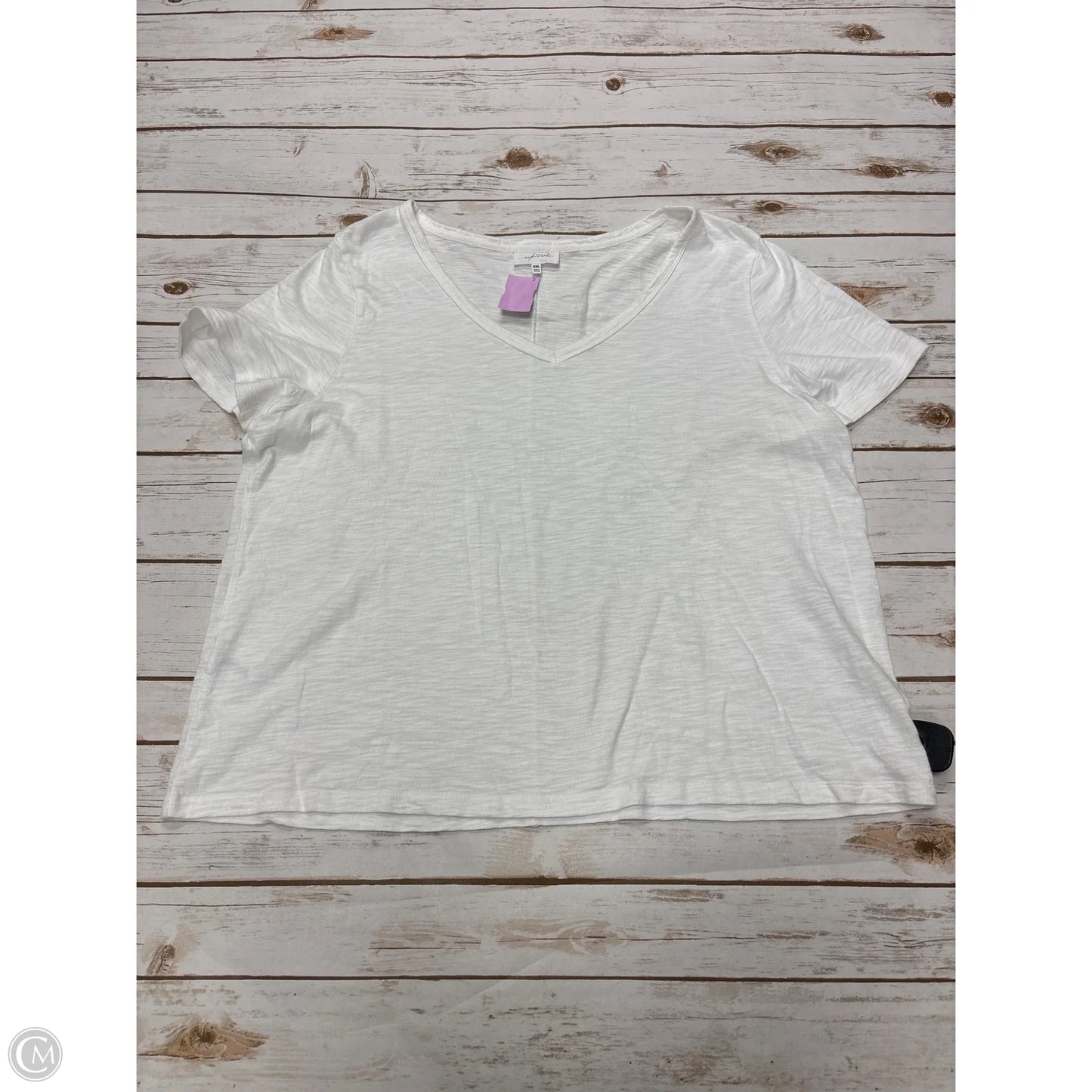 Top Short Sleeve By Soma In White, Size: Xxl