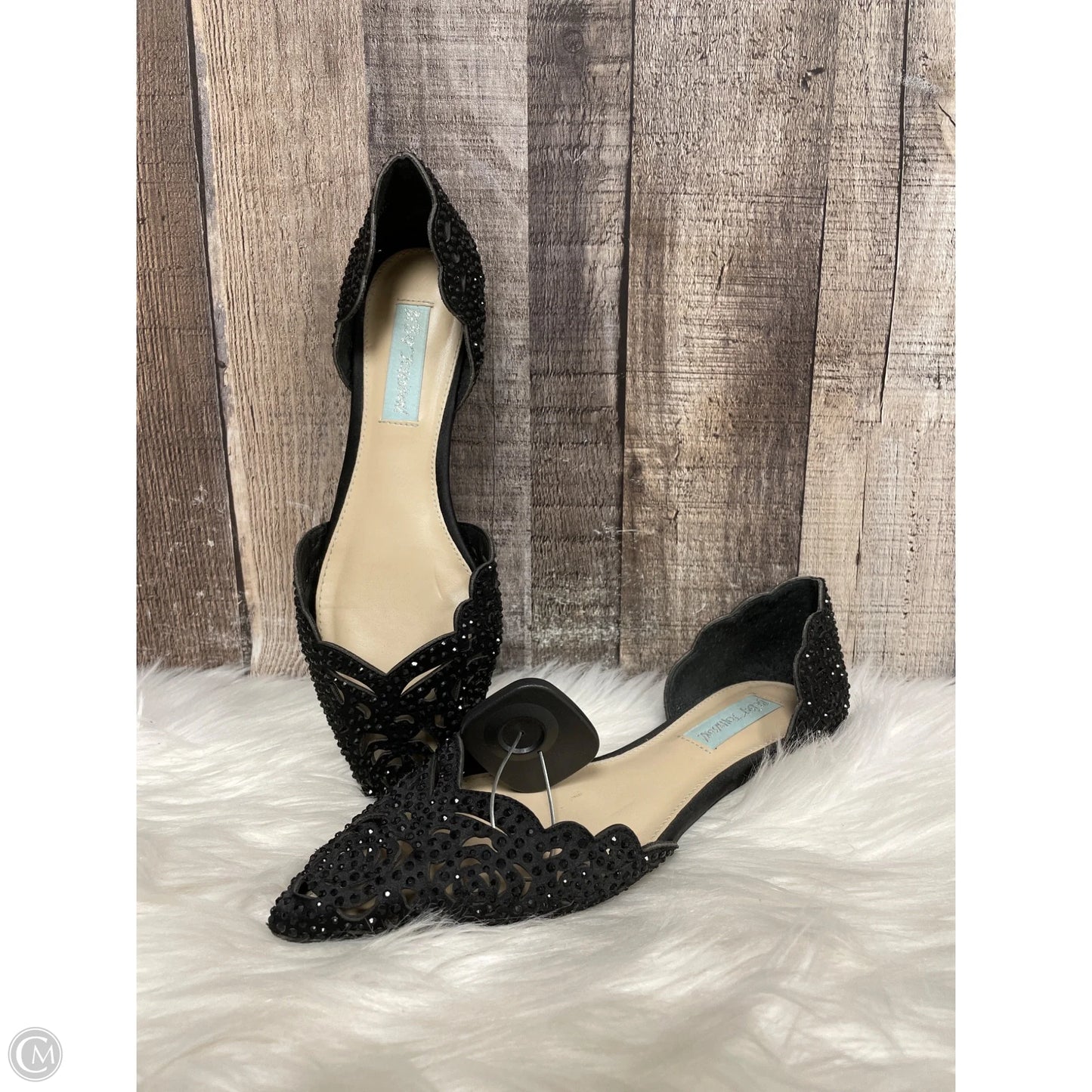 Shoes Flats By Betsey Johnson In Black, Size: 7