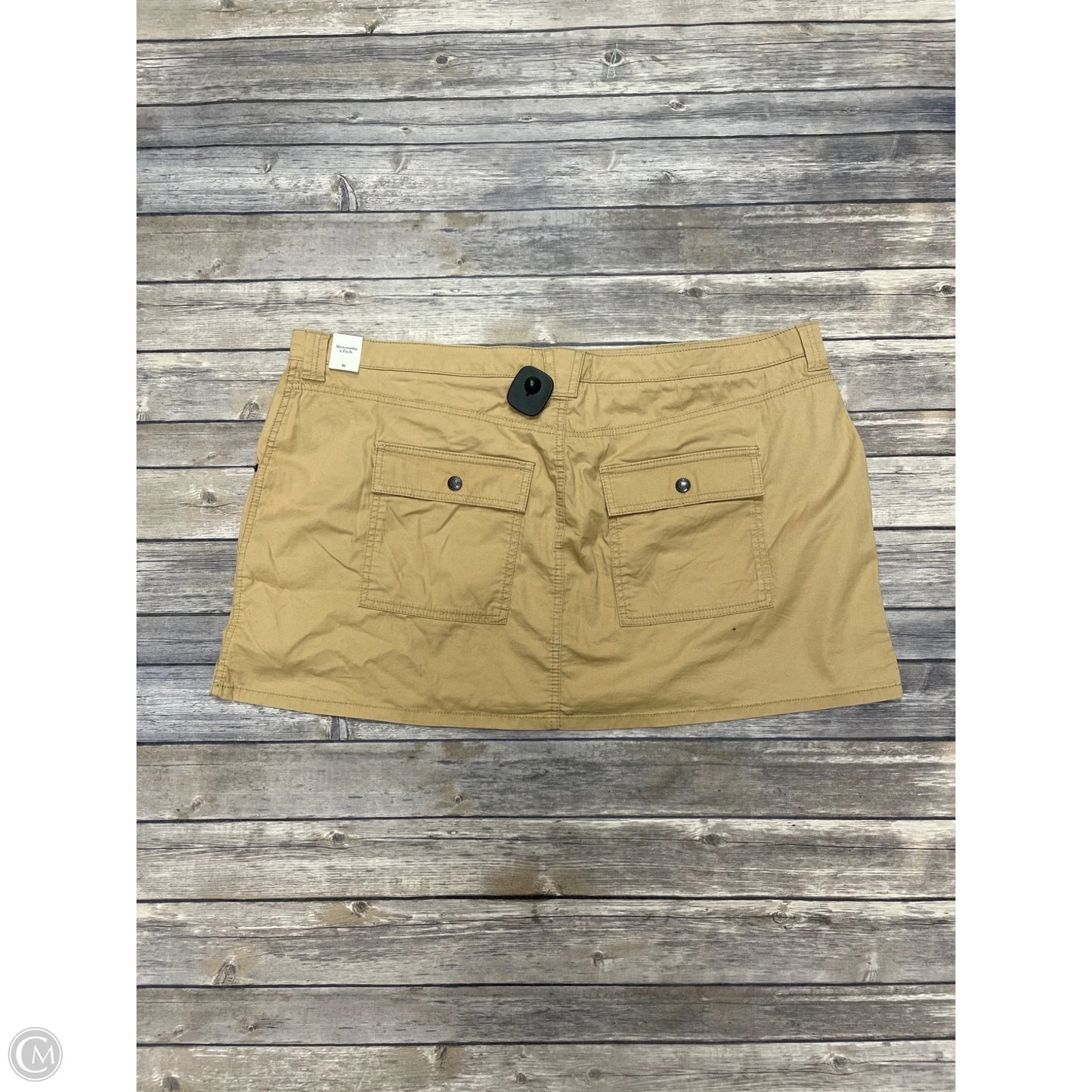 Skirt Mini & Short By Abercrombie And Fitch In Tan, Size: Xl