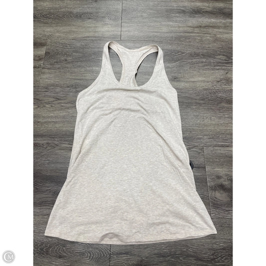 Athletic Tank Top By Lululemon In Taupe, Size: M