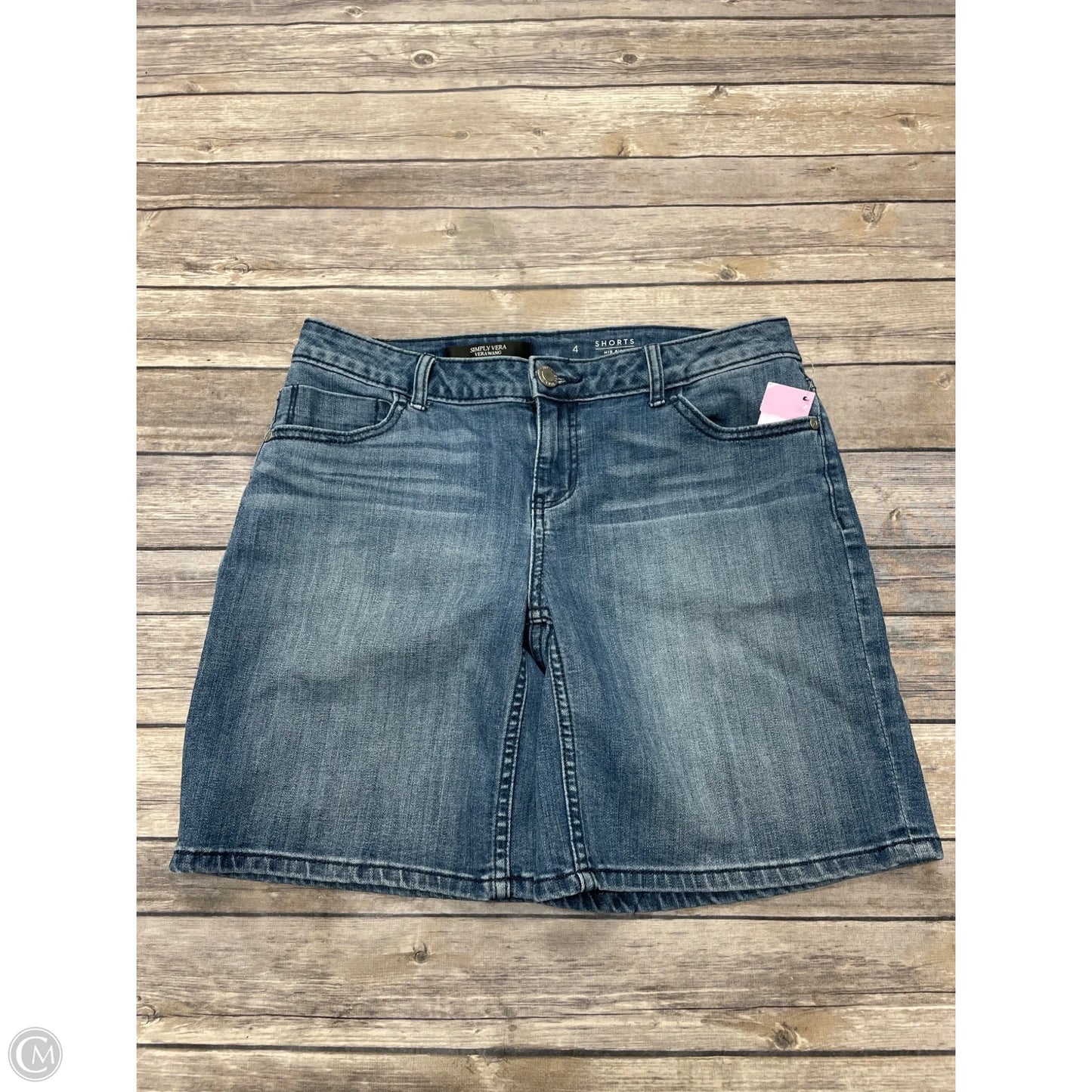 Shorts By Simply Vera In Blue Denim, Size: 4