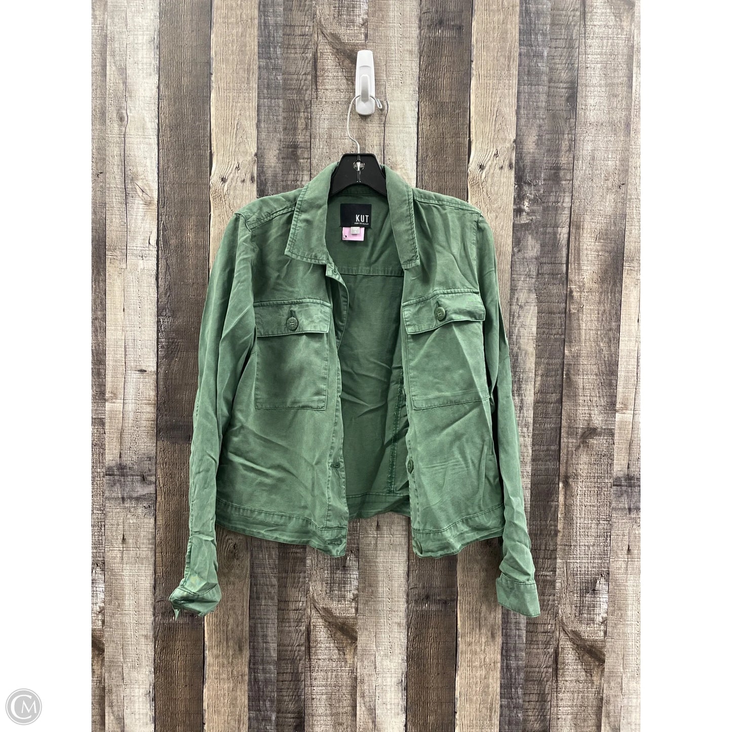 Jacket Utility By Kut In Green, Size: S