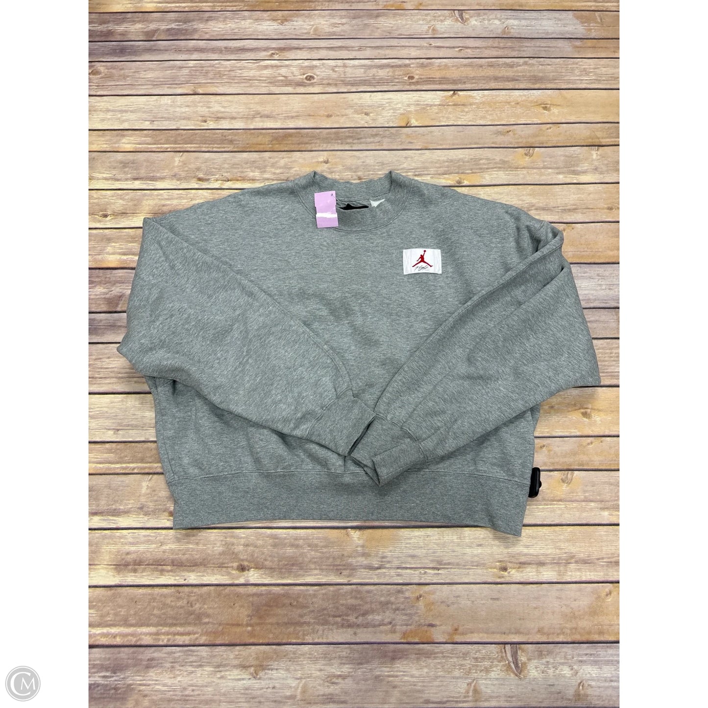 Sweatshirt Crewneck By Cmc In Grey, Size: L