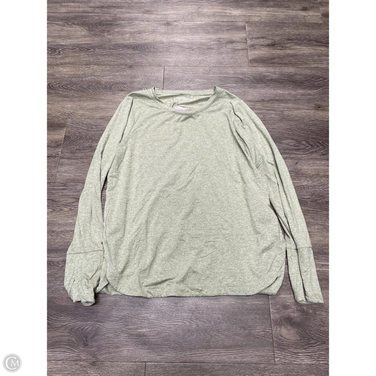 Athletic Sweatshirt Crewneck By Athleta In Green, Size: L