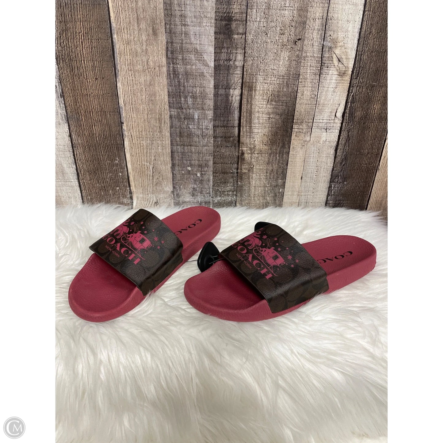 Sandals Designer By Coach In Brown, Size: 10