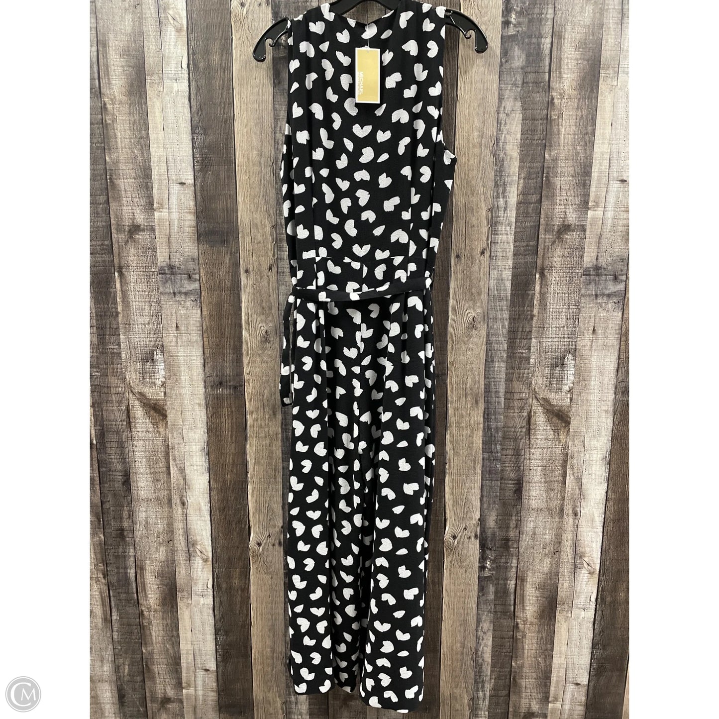 Jumpsuit Designer By Michael Kors In Polkadot Pattern, Size: M