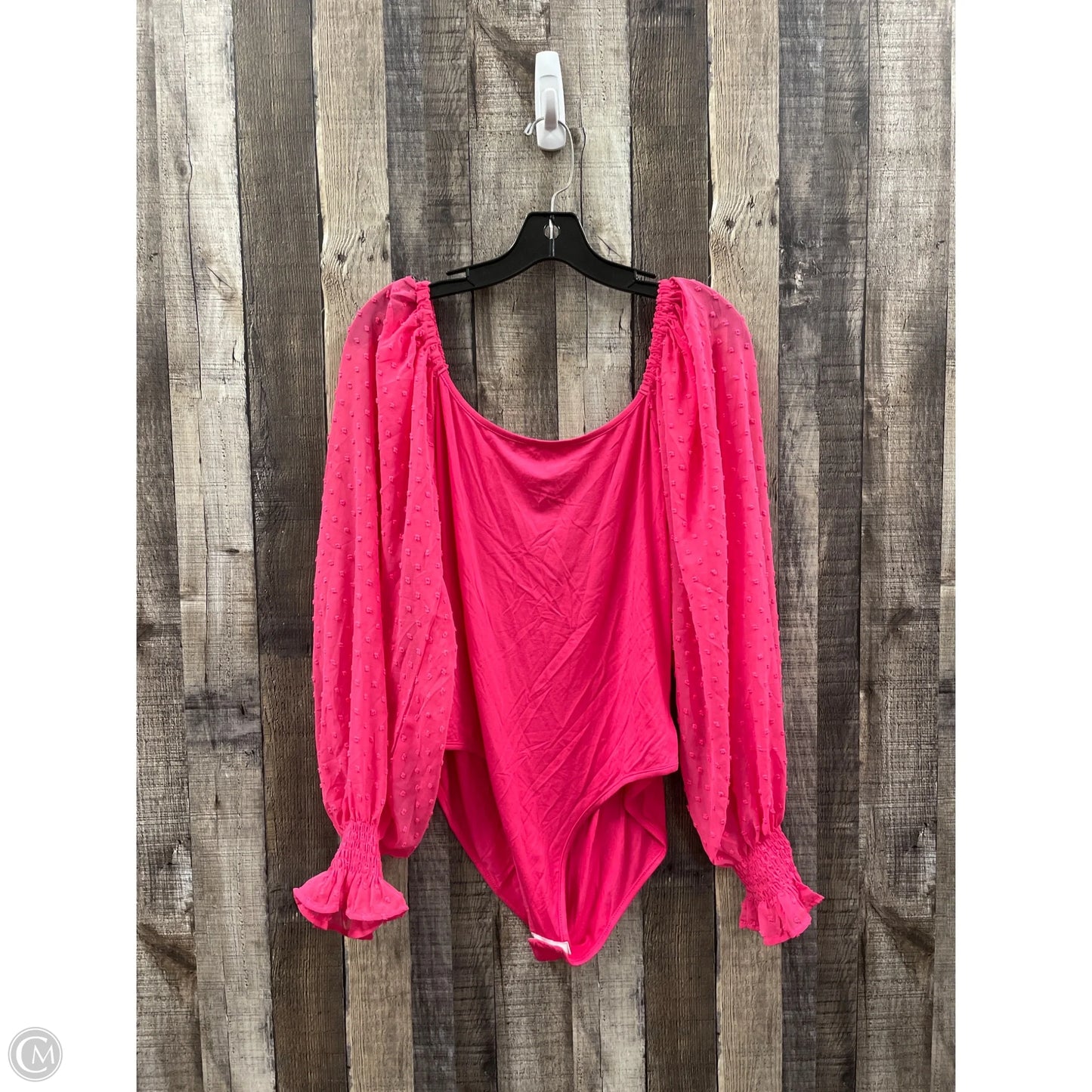 Bodysuit By Cme In Pink, Size: Xl