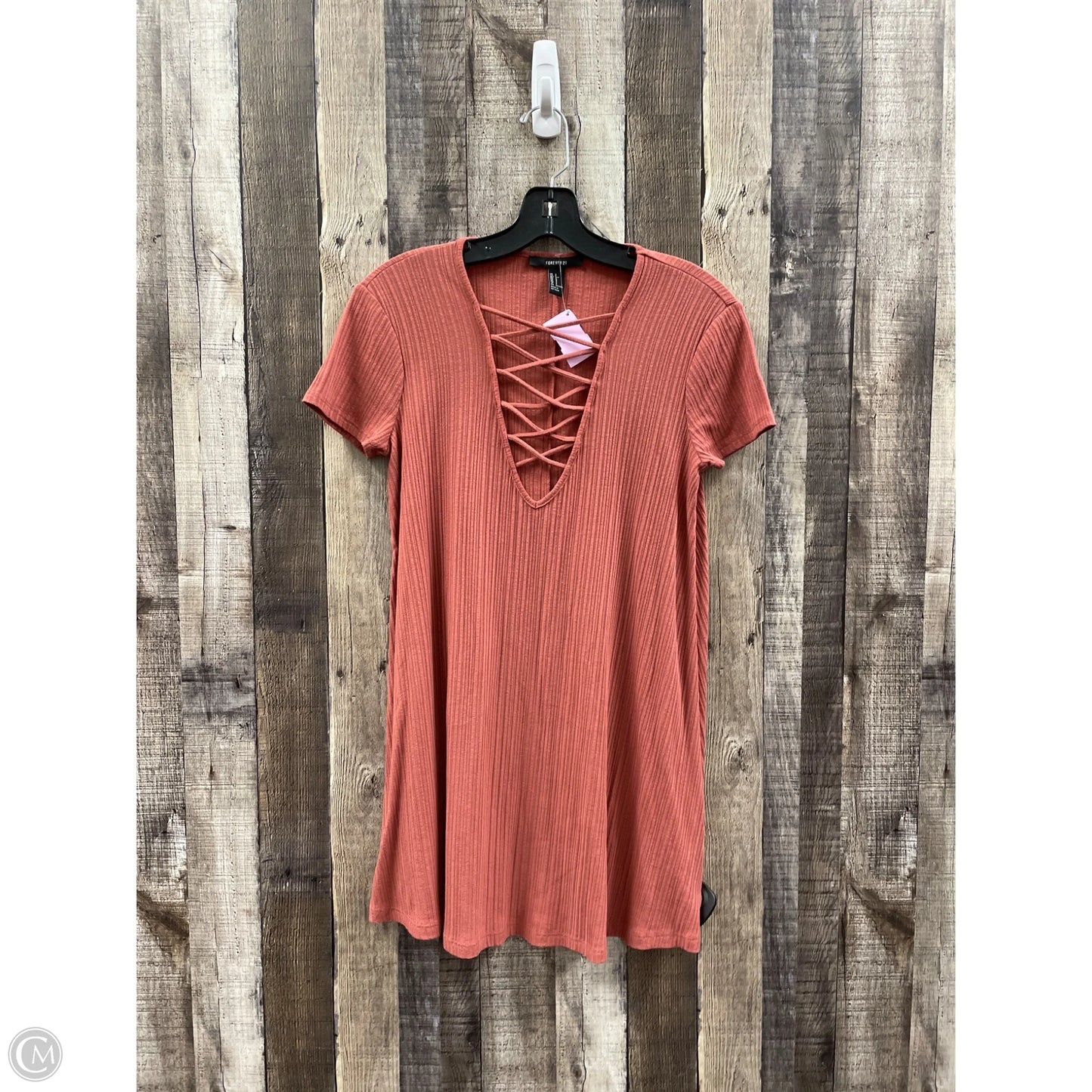 Dress Casual Short By Forever 21 In Orange, Size: S