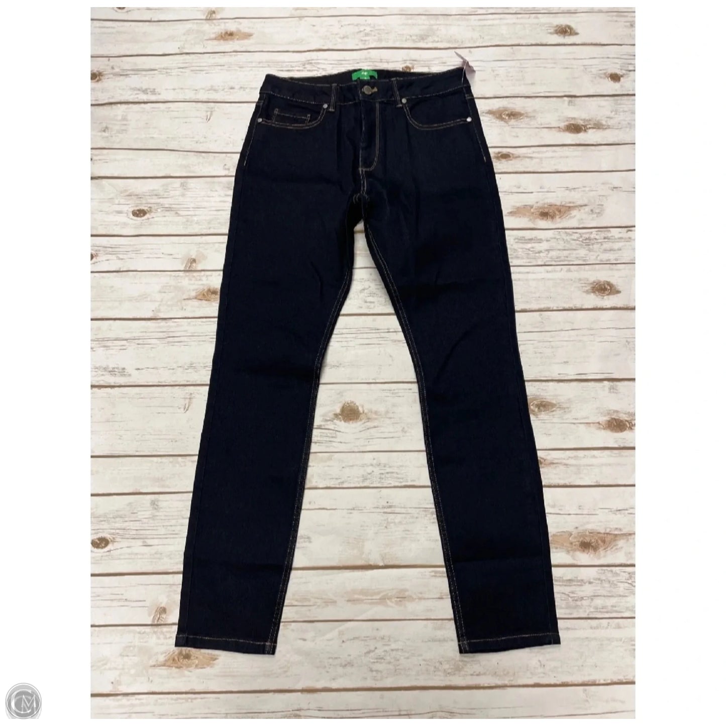 Jeans Skinny By Dip In Blue Denim, Size: 12