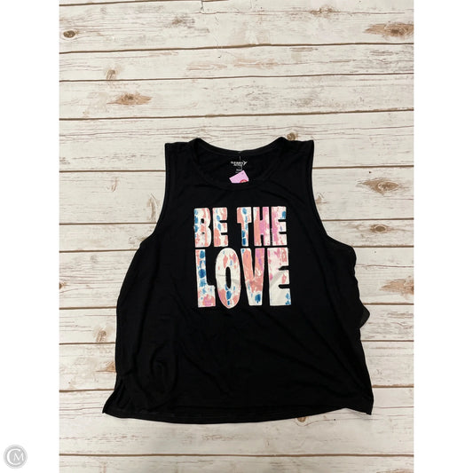 Athletic Tank Top By Old Navy In Black, Size: L