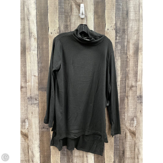 Top Long Sleeve By Love In Black, Size: 1x