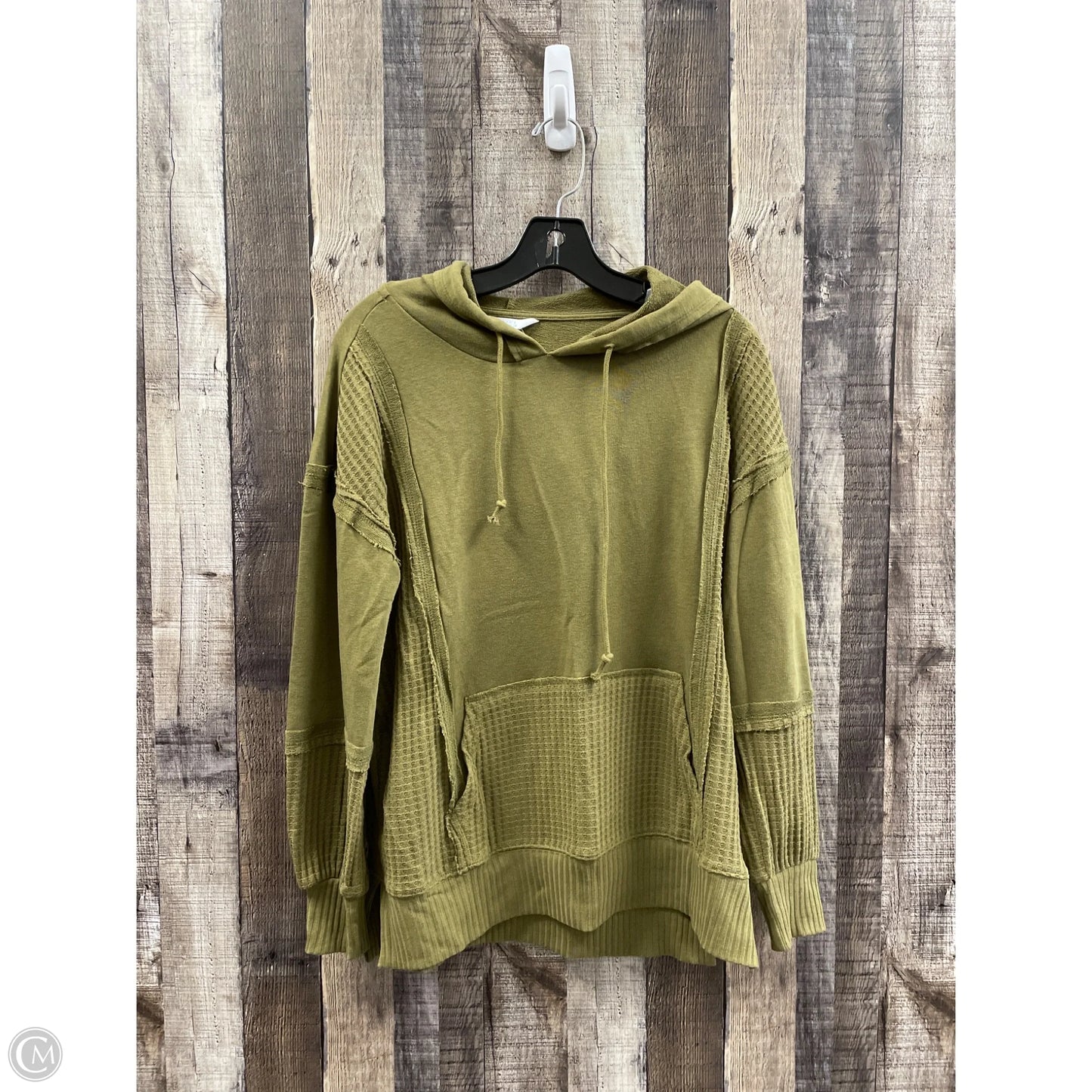 Sweatshirt Hoodie By Time And Tru In Green, Size: S