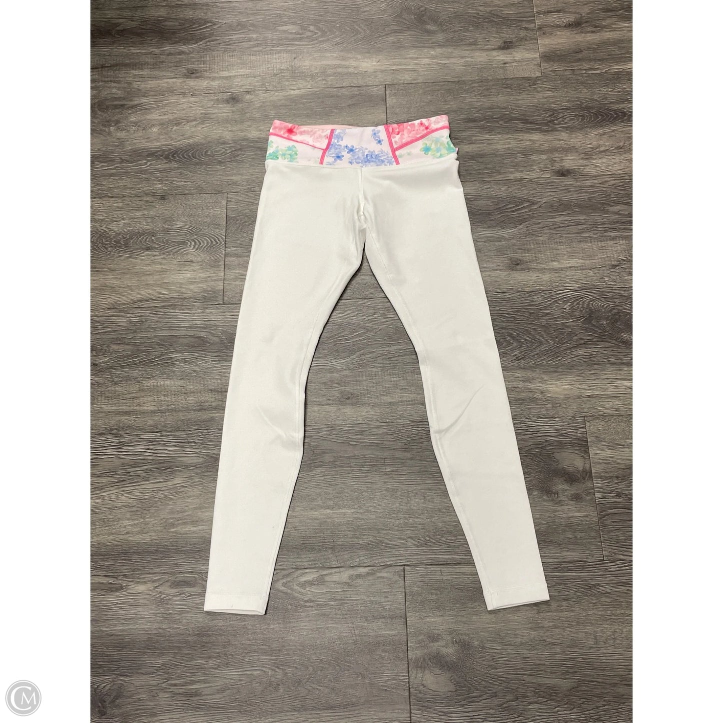 Athletic Leggings By Lululemon In White, Size: 6