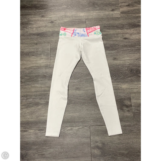 Athletic Leggings By Lululemon In White, Size: 6