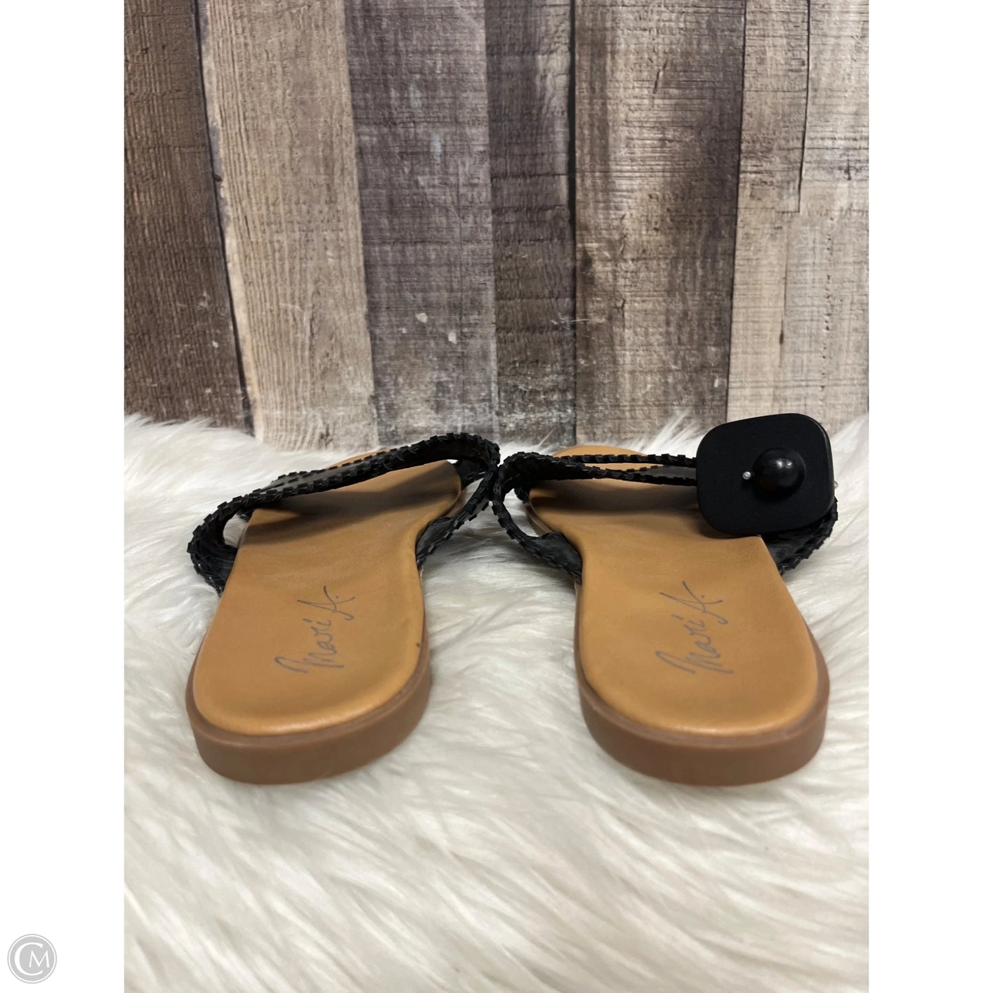 Sandals Flats By Cme In Black, Size: 9