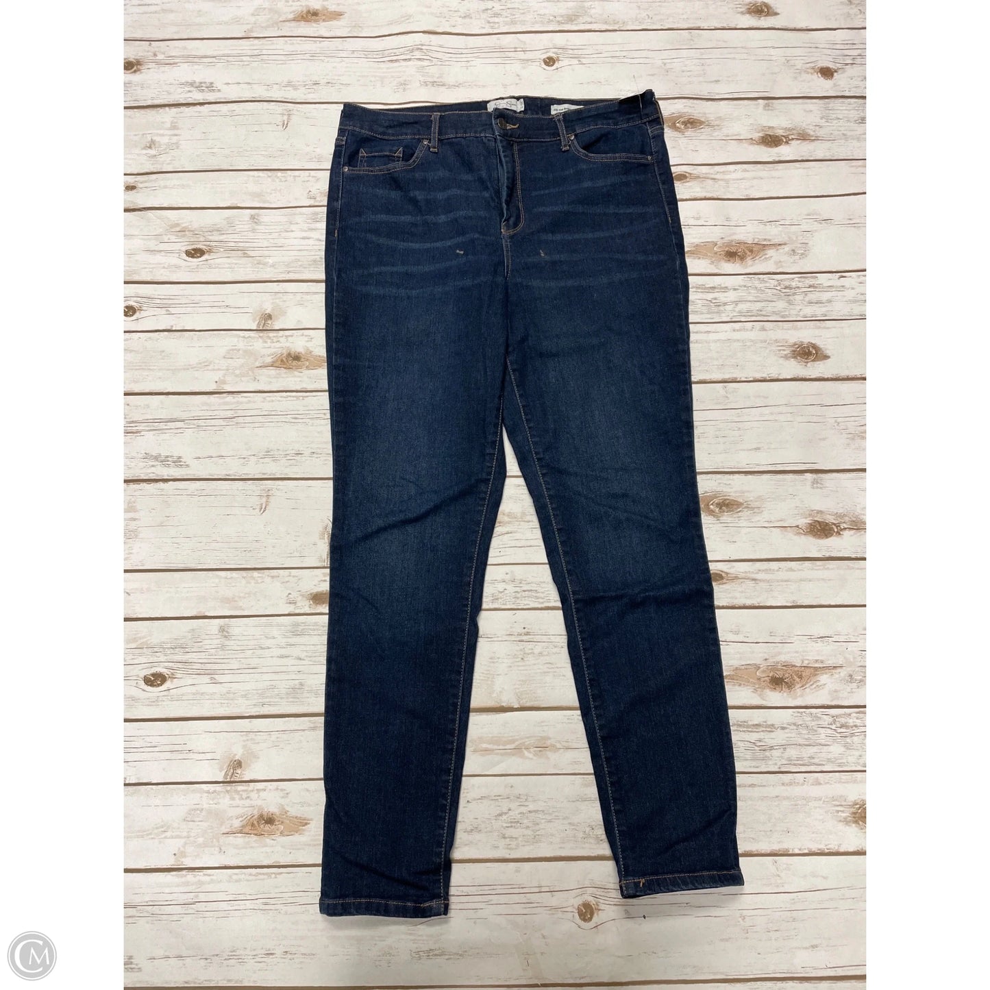 Jeans Cropped By Jessica Simpson In Blue Denim, Size: 16