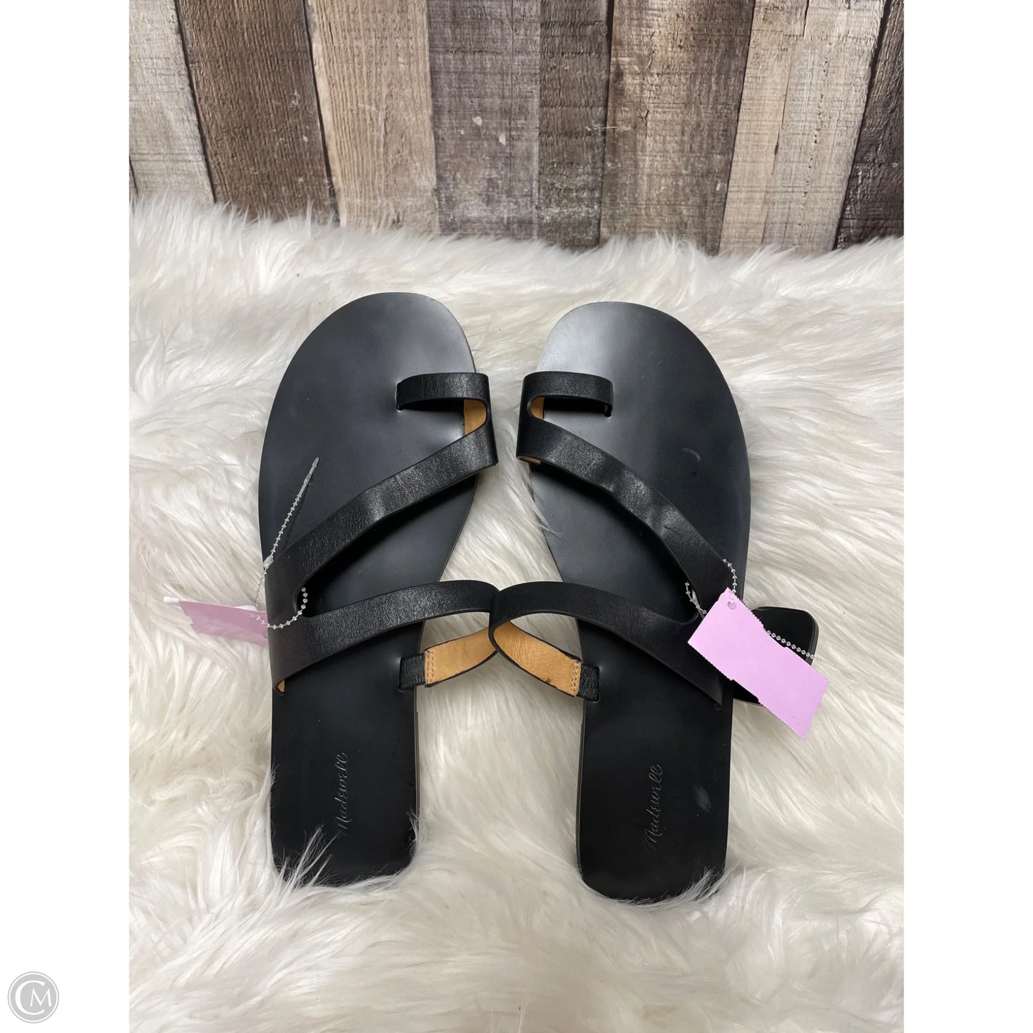 Sandals Flats By Madewell In Black, Size: 10