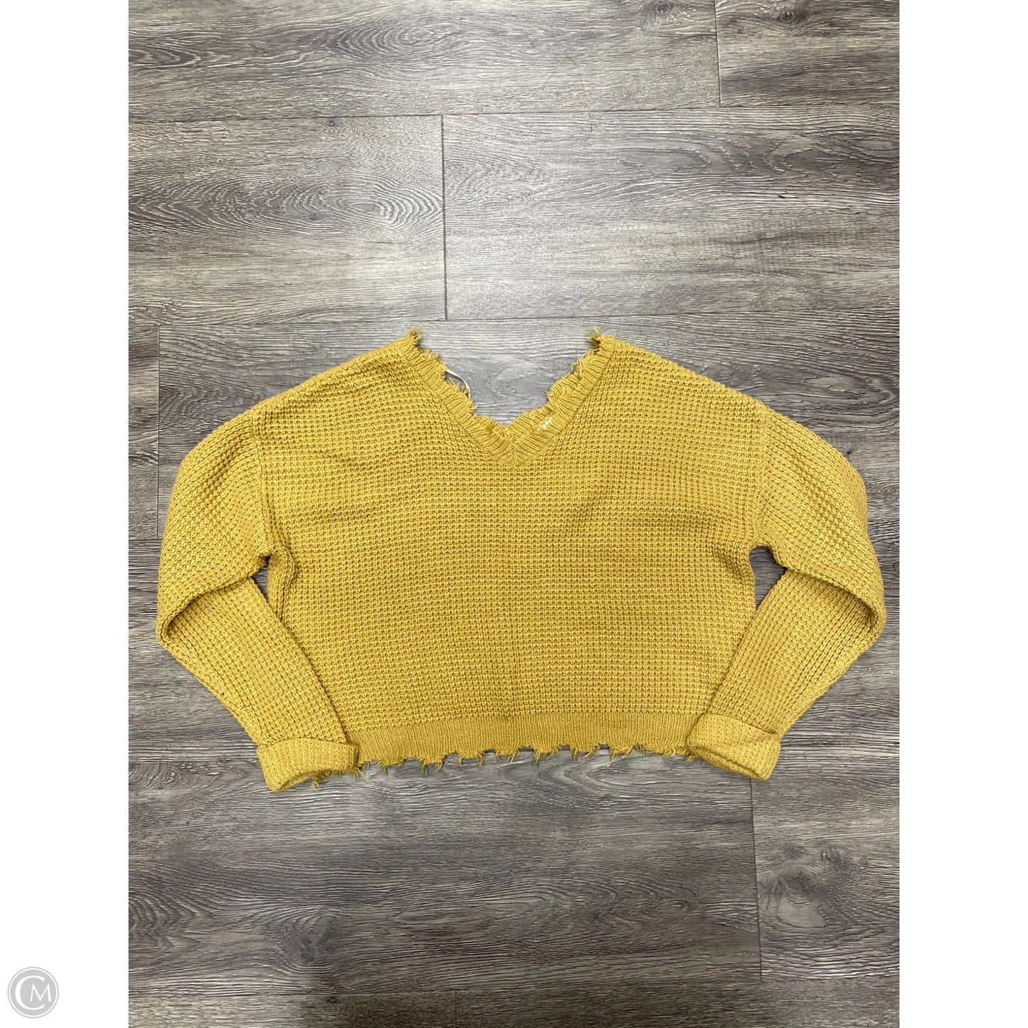 Sweater By Cme In Gold, Size: Xs