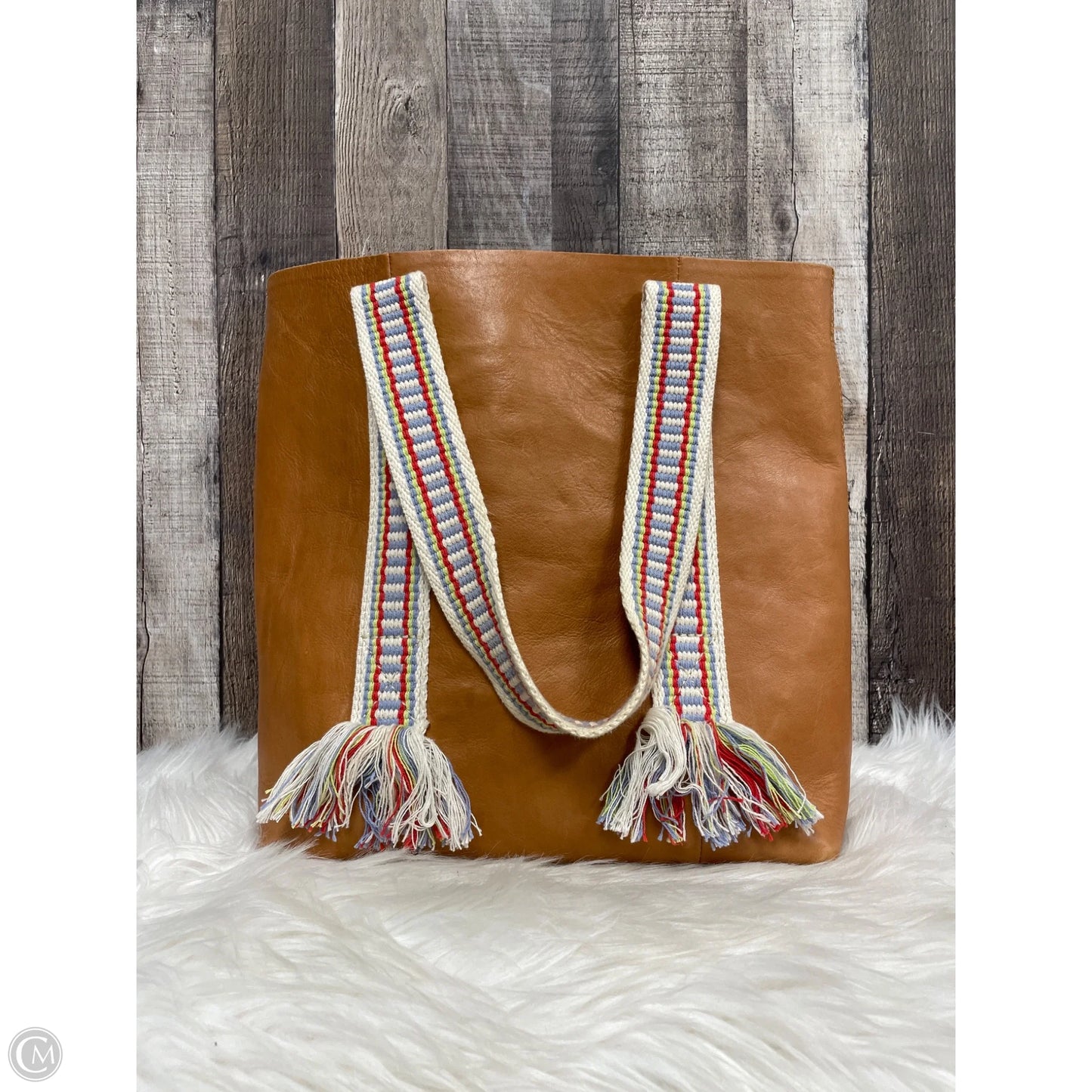 Tote Leather By Madewell, Size: Large