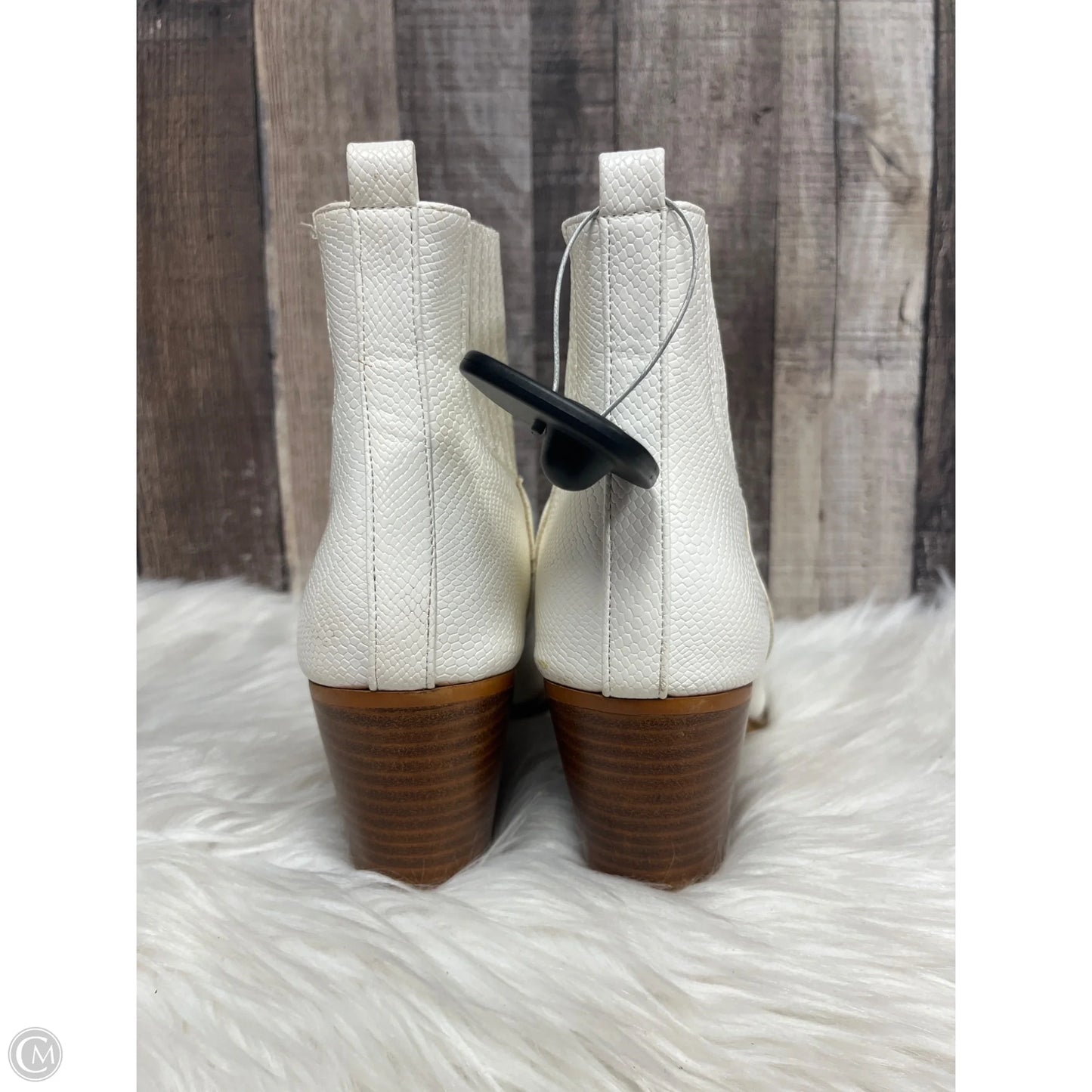 Boots Western By Cme In White, Size: 9
