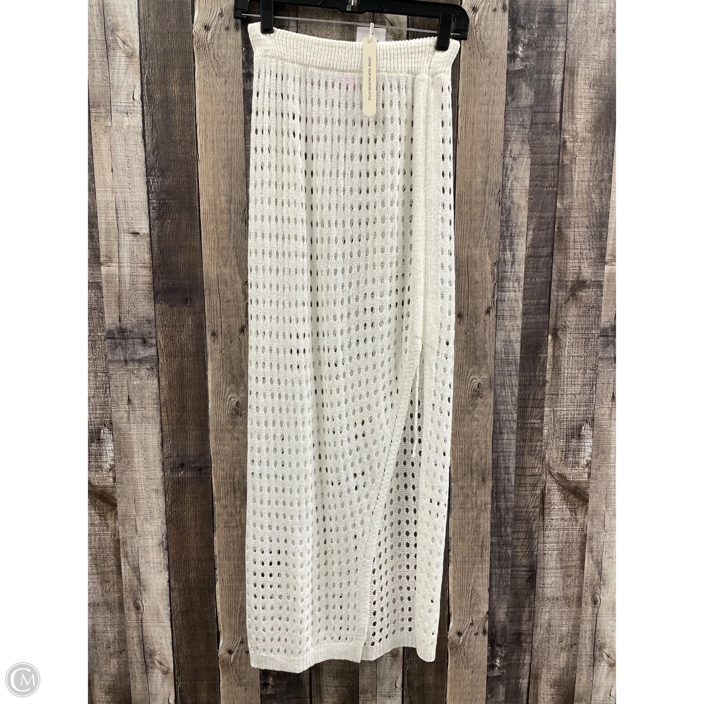 Swimwear Cover-up By Cme In Ivory, Size: M